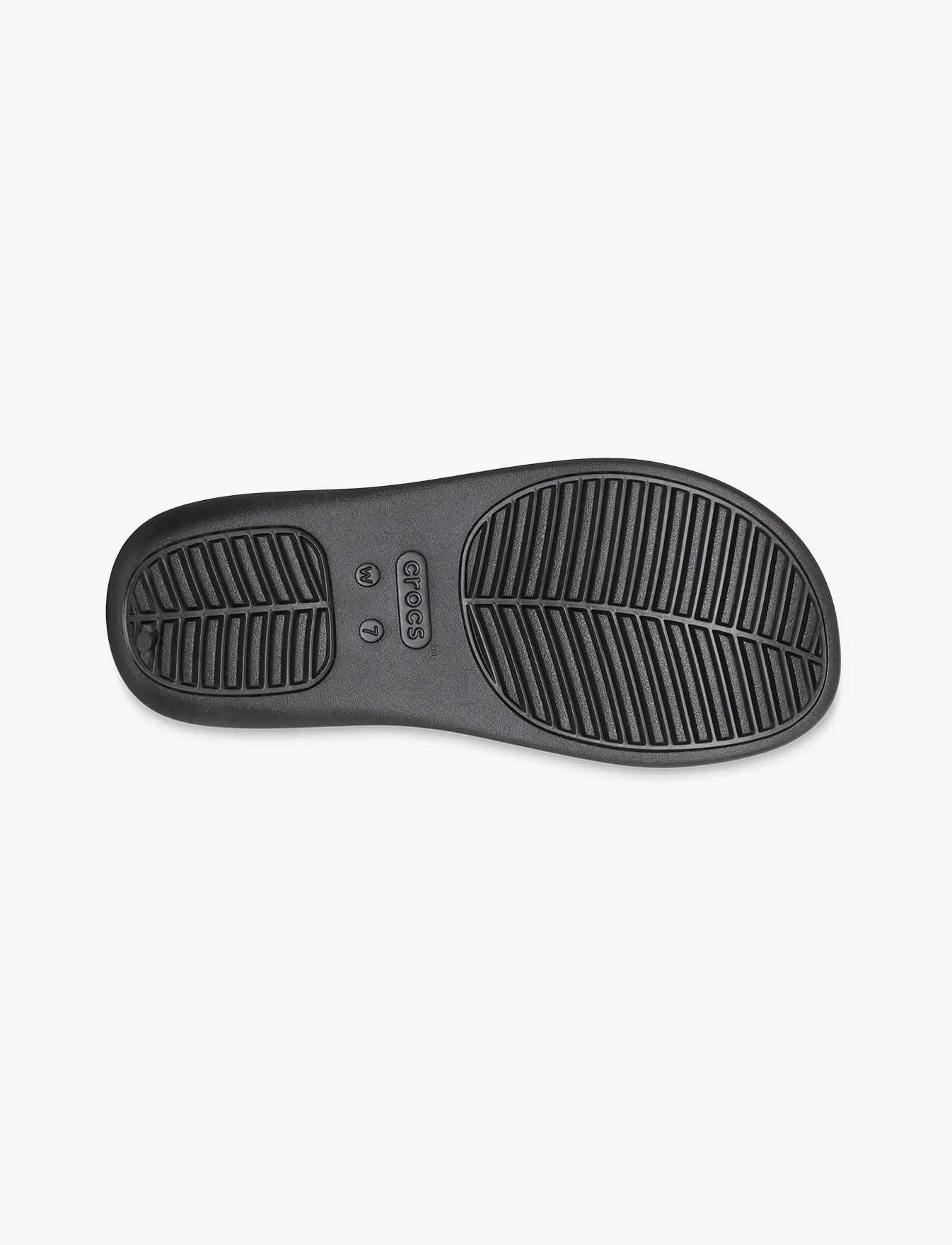 Crocs Getaway Platform Flip - כפכפי אצבע פלטפורמה קרוקס לנשים בצבע שחור - Image 7