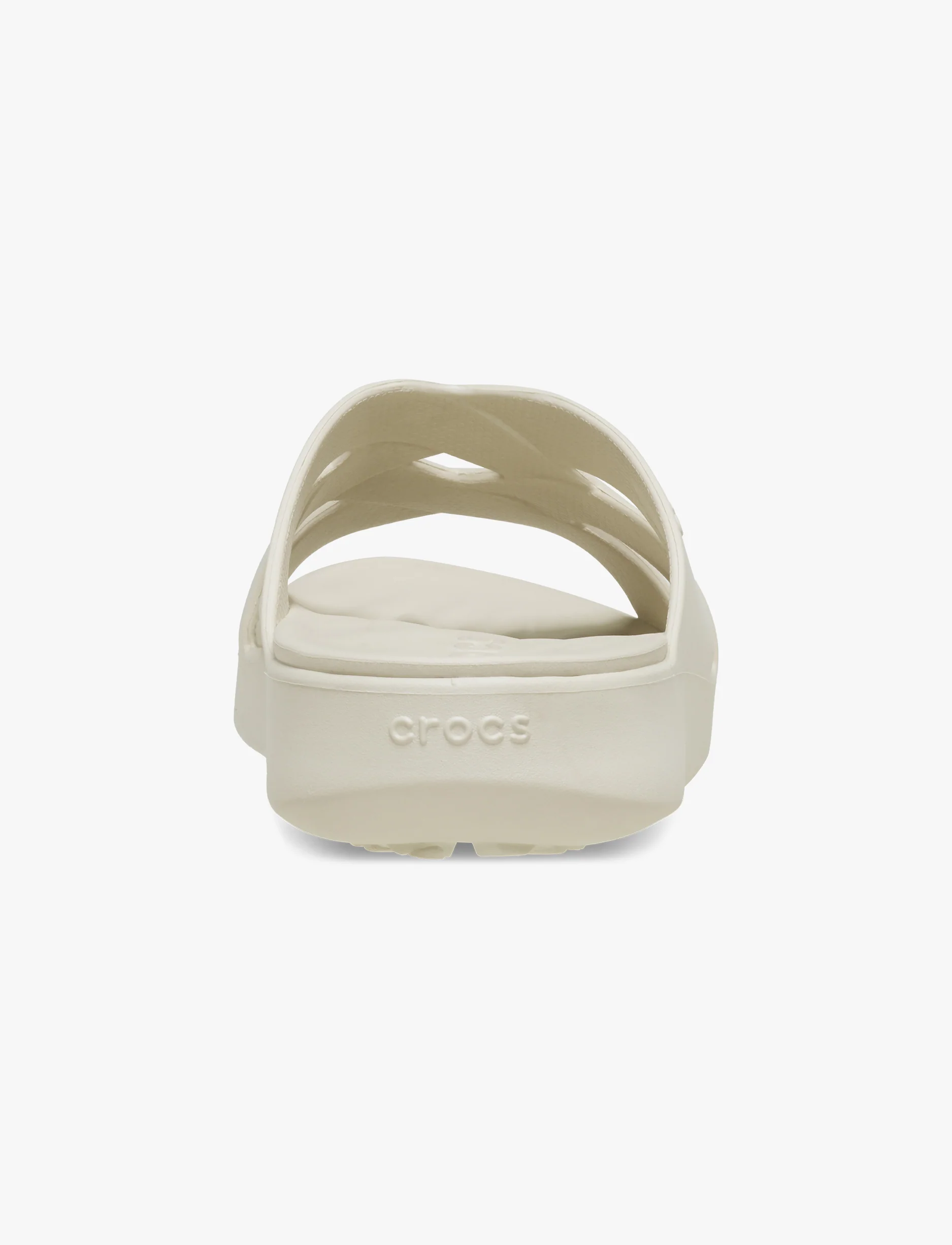Crocs Getaway Weave Slide - כפכפי סלייד קרוקס לנשים בצבע אבן חול - Image 5