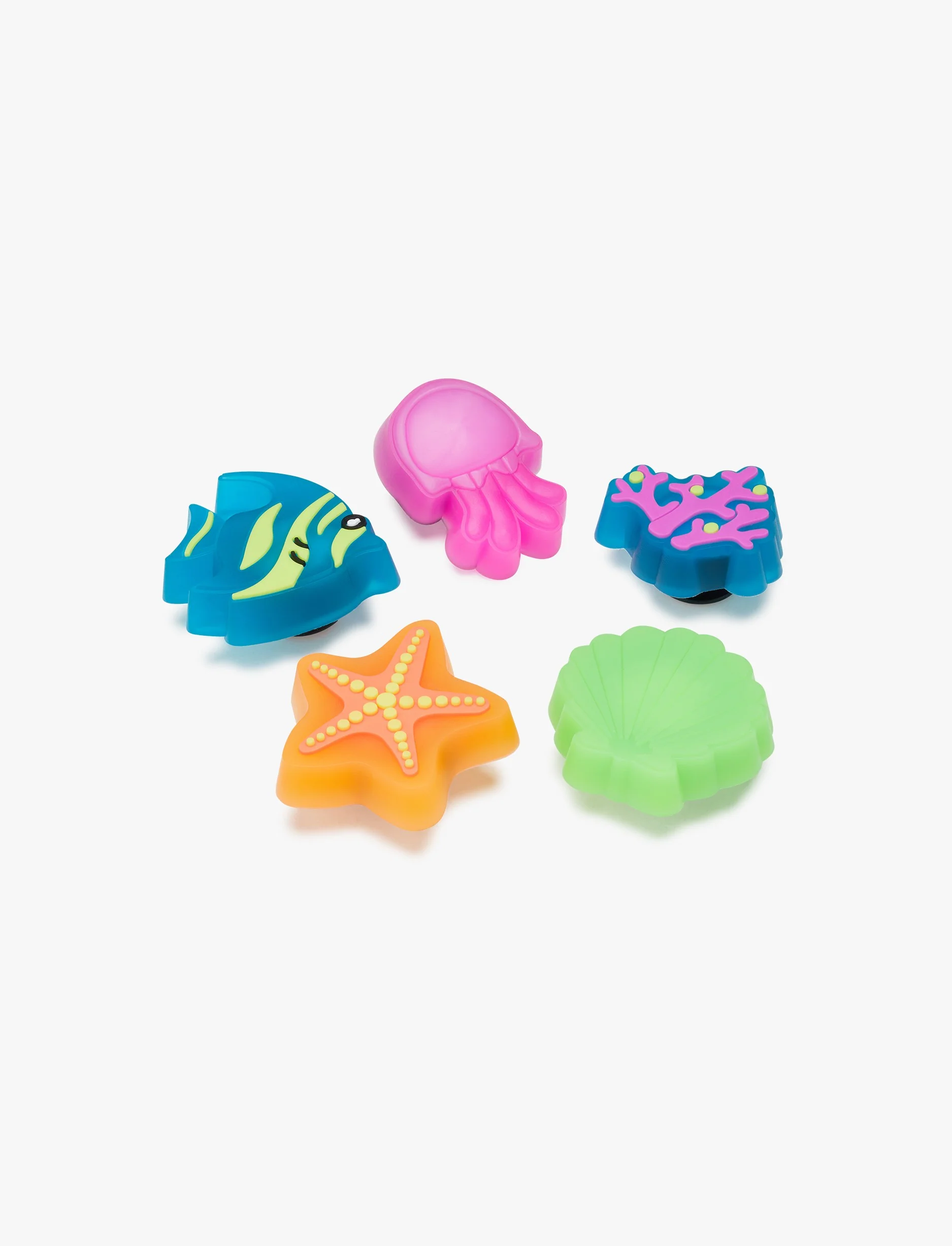 Crocs Jibbitz Lights Up Under The Sea - מארז 5 ג'יביטים קרוקס עם אורות - Image 3