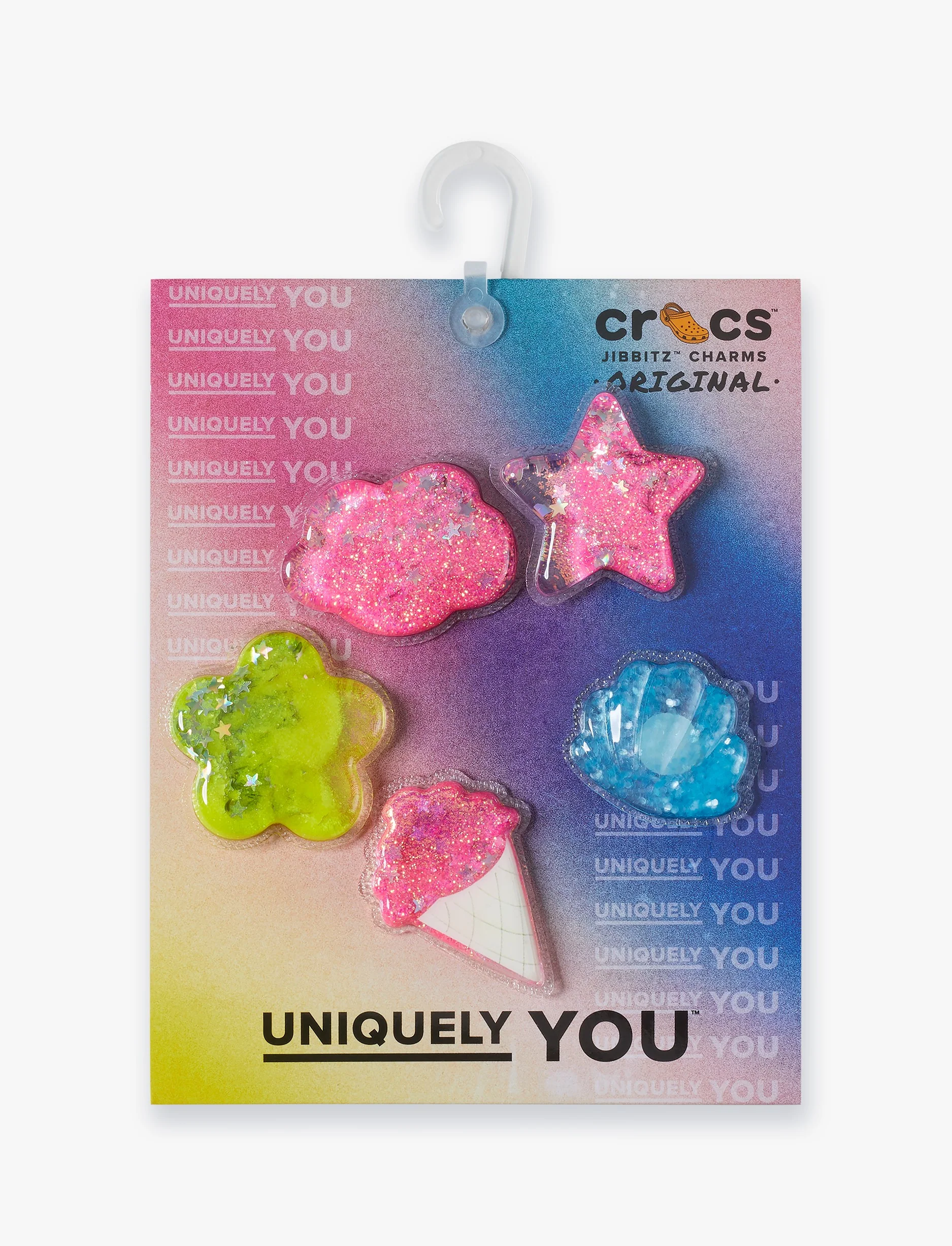 Crocs Jibbitz Squish Glitter Icons - מארז 5 ג'יביטים קרוקס - Image 3