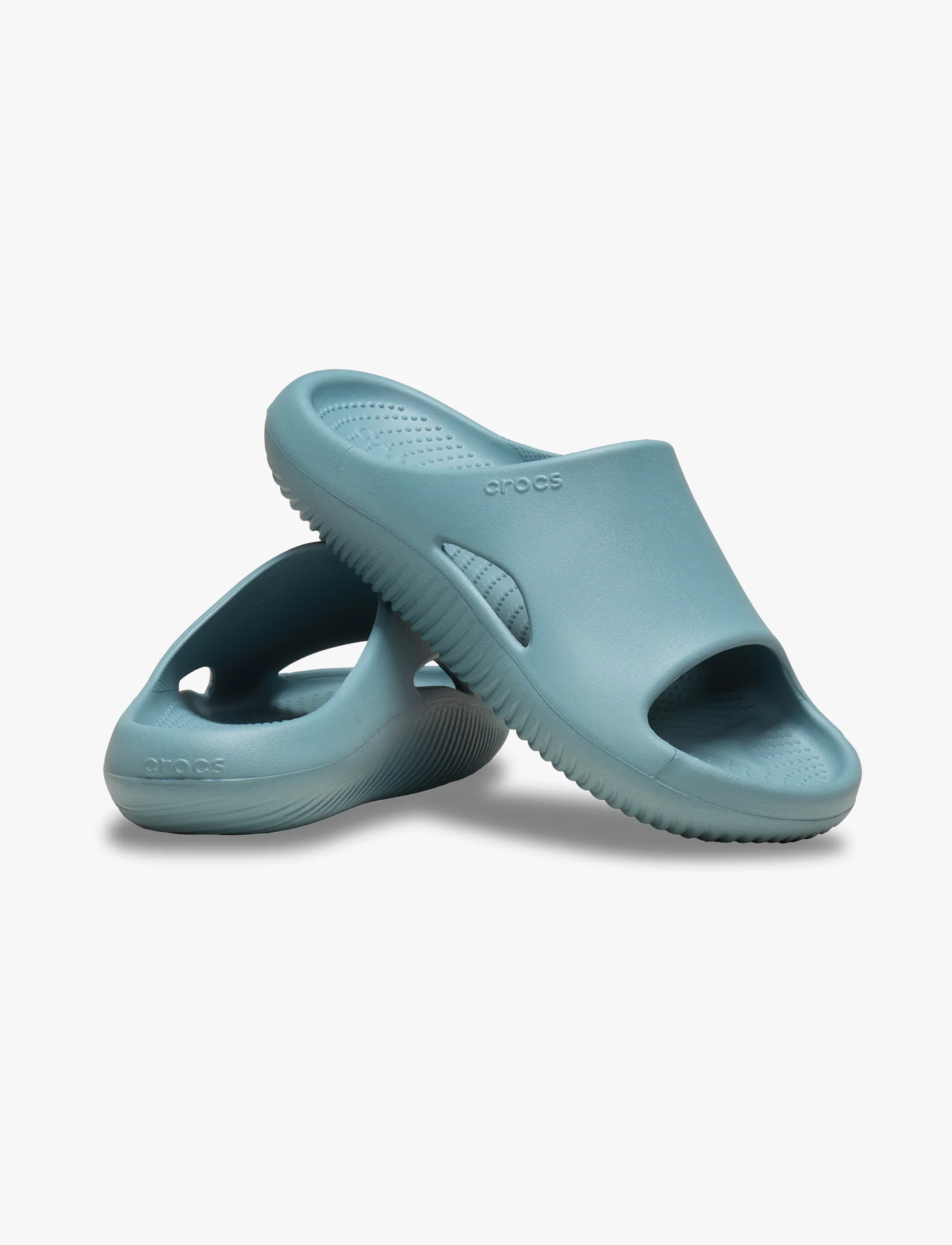 Crocs Mellow Slide - כפכפי קרוקס סלייד מילו בצבע ירוק פונד - Image 3