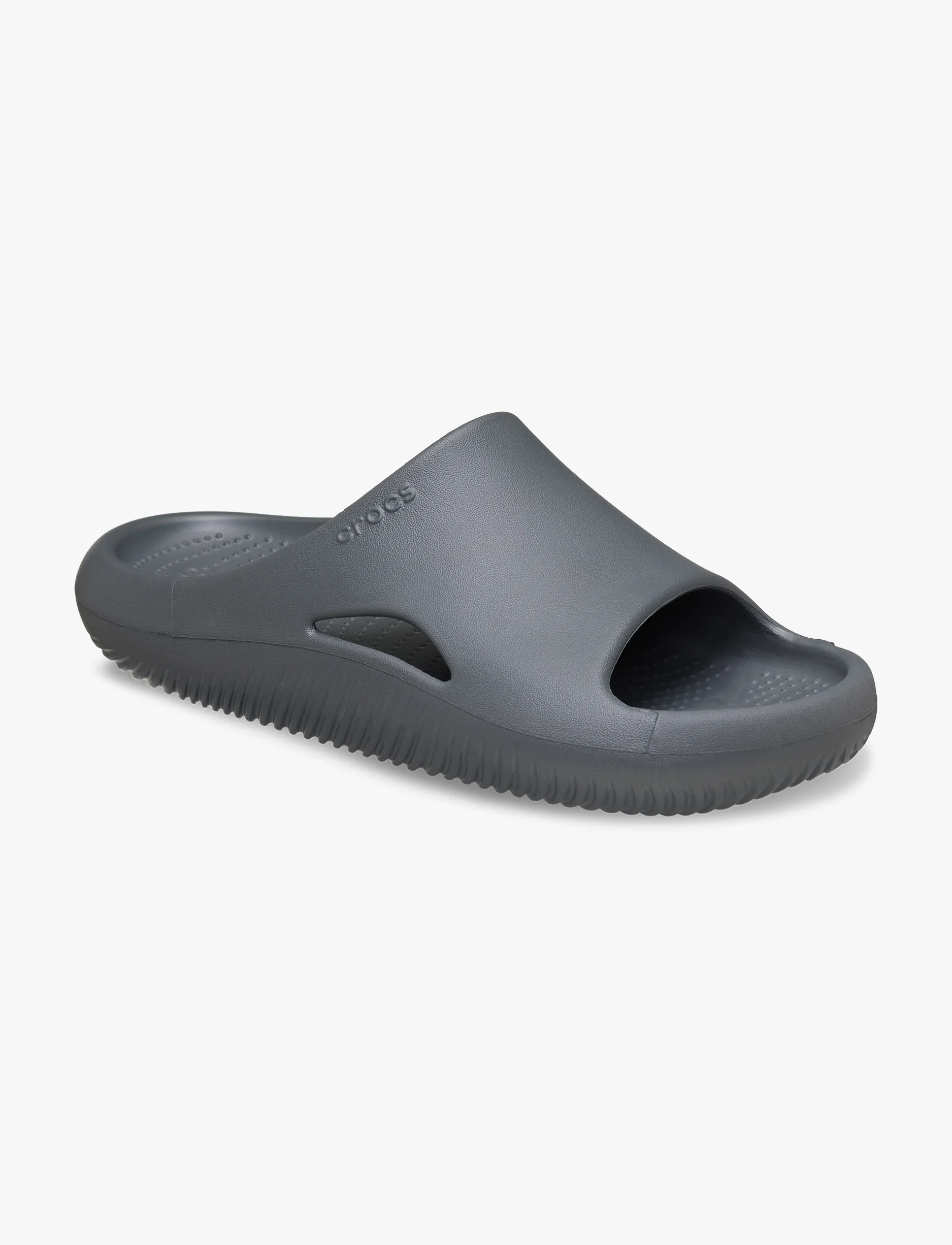 Crocs Mellow Slide - כפכפי קרוקס סלייד מילו בצבע אפור קרבון