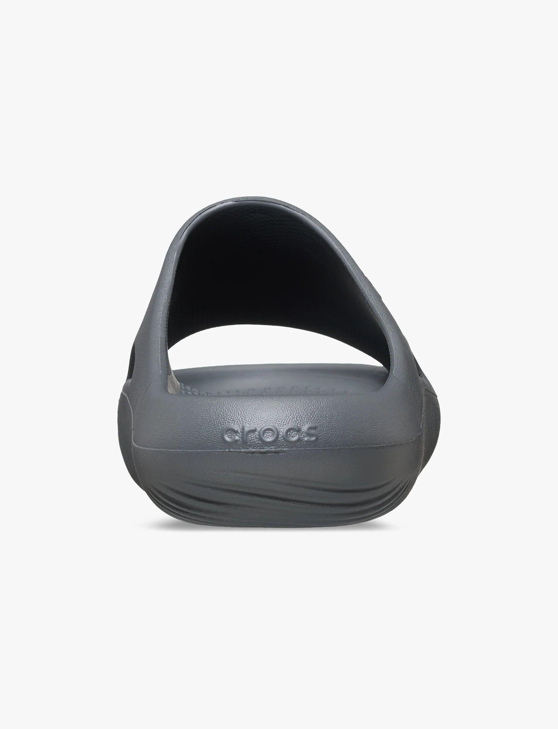 Crocs Mellow Slide - כפכפי קרוקס סלייד מילו בצבע אפור קרבון - Image 4