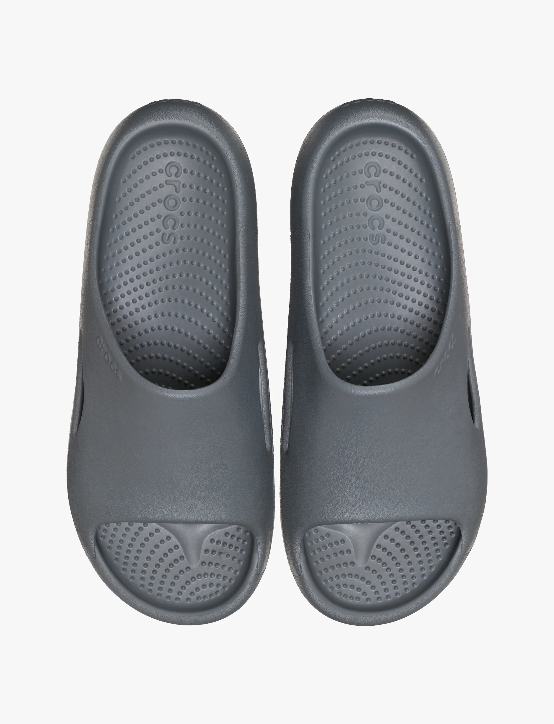 Crocs Mellow Slide - כפכפי קרוקס סלייד מילו בצבע אפור קרבון - Image 5