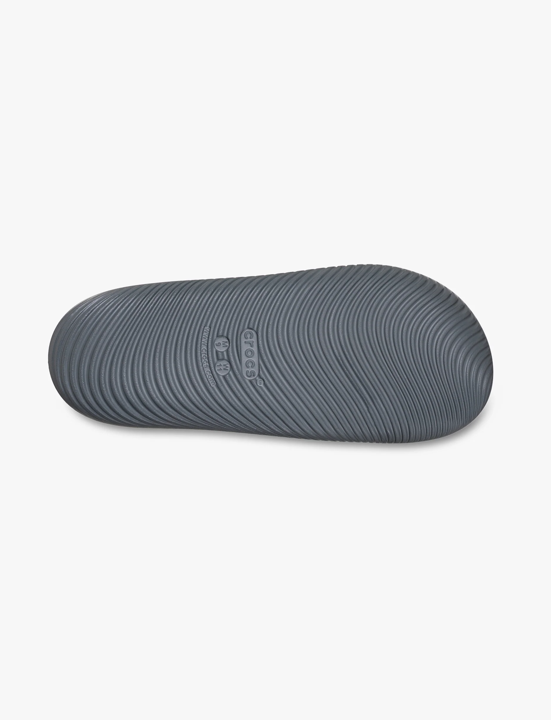 Crocs Mellow Slide - כפכפי קרוקס סלייד מילו בצבע אפור קרבון - Image 6