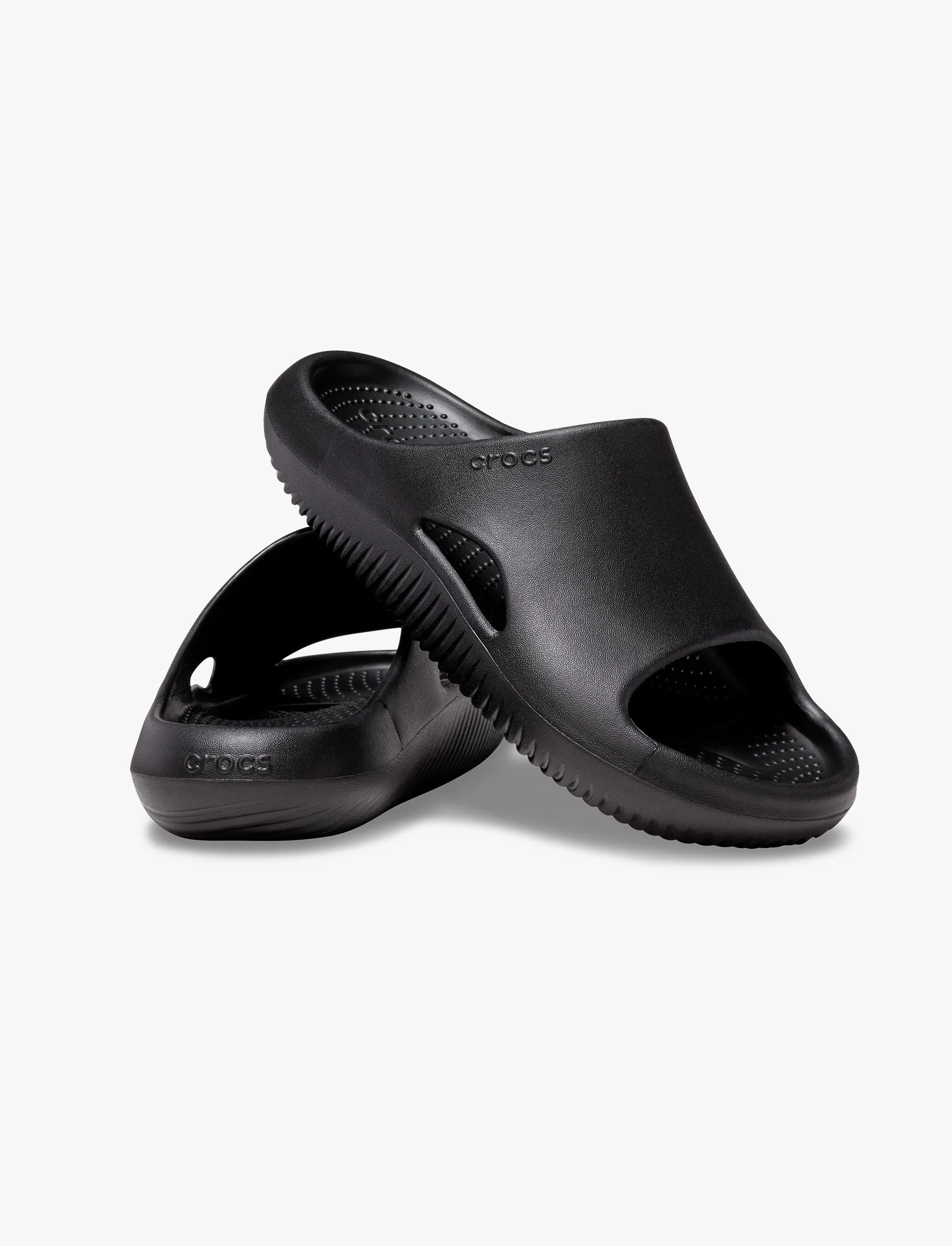 Crocs Mellow Slide - כפכפי קרוקס סלייד מילו בצבע שחור - Image 4