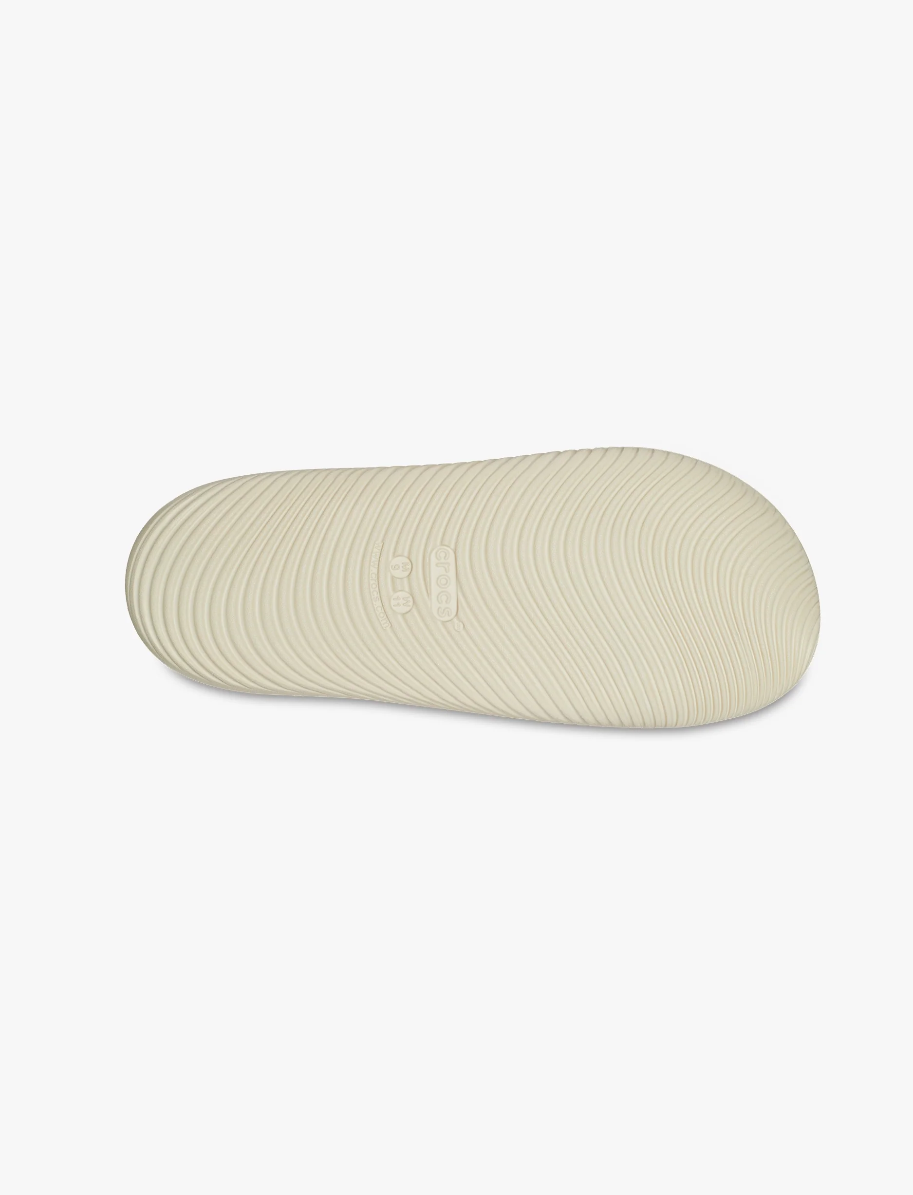 Crocs Mellow Slide - כפכפי קרוקס סלייד מילו בצבע עצם - Image 8