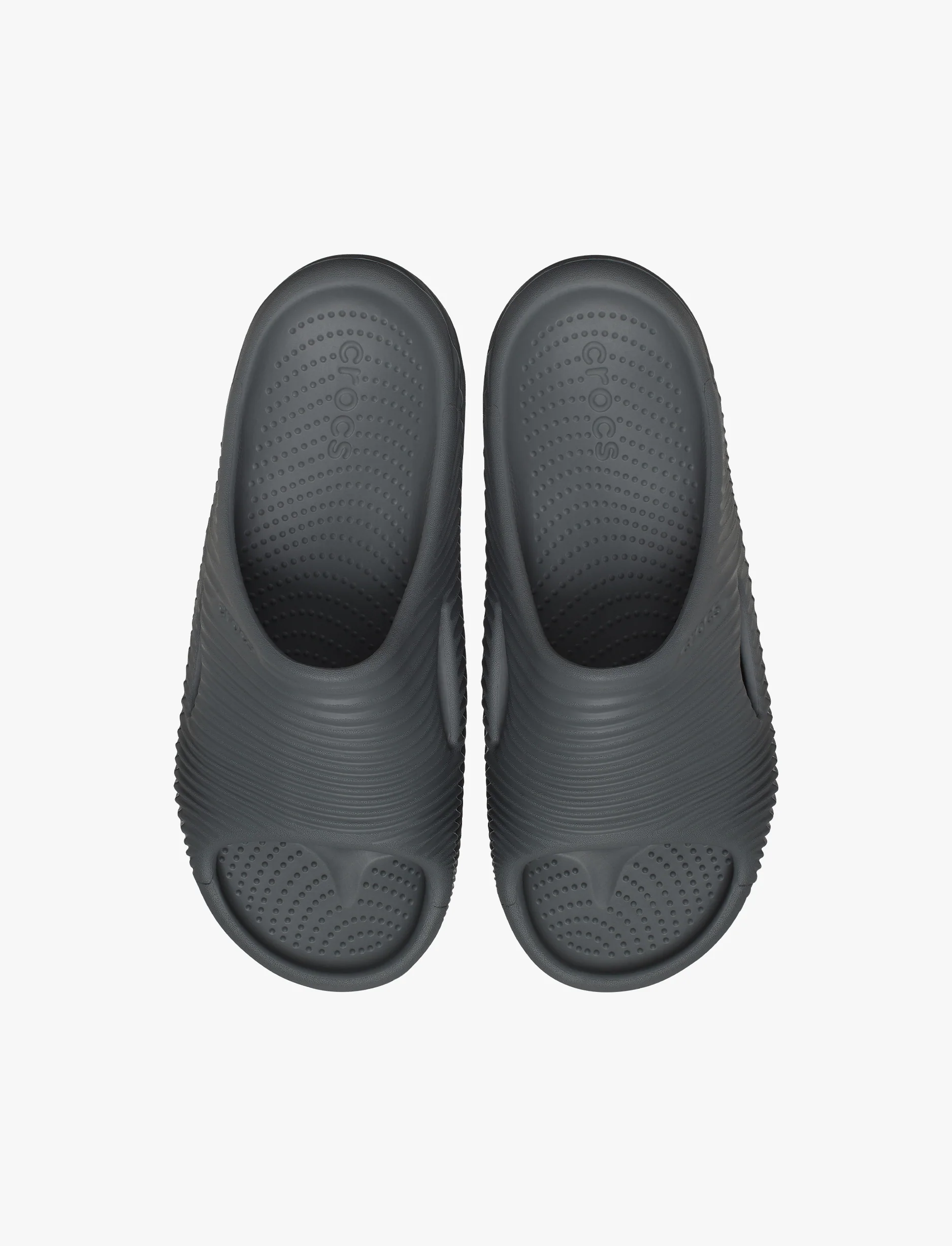 Crocs Mellow Tide Recovery Slide - כפכפי סלייד בצבע אפור סלאט - Image 3