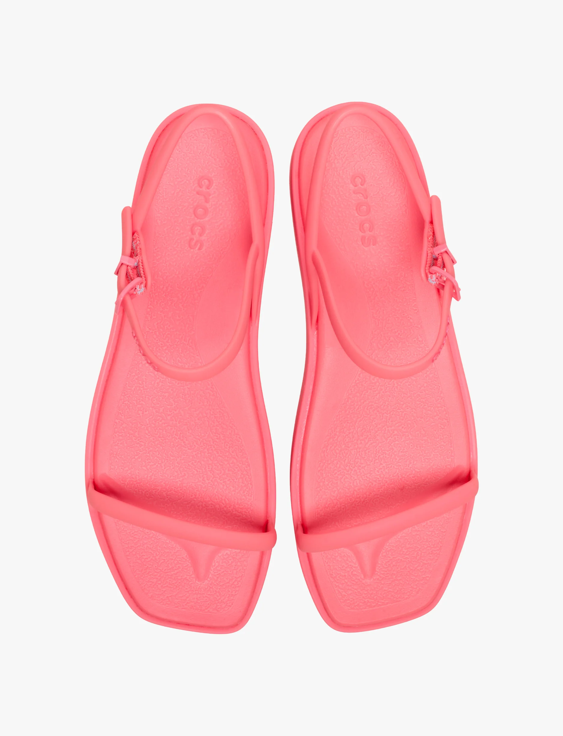 Crocs Miami Platform Y Strap Sandal - סנדלי פלטפורמה קרוקס לנשים בצבע גויאבה - Image 4
