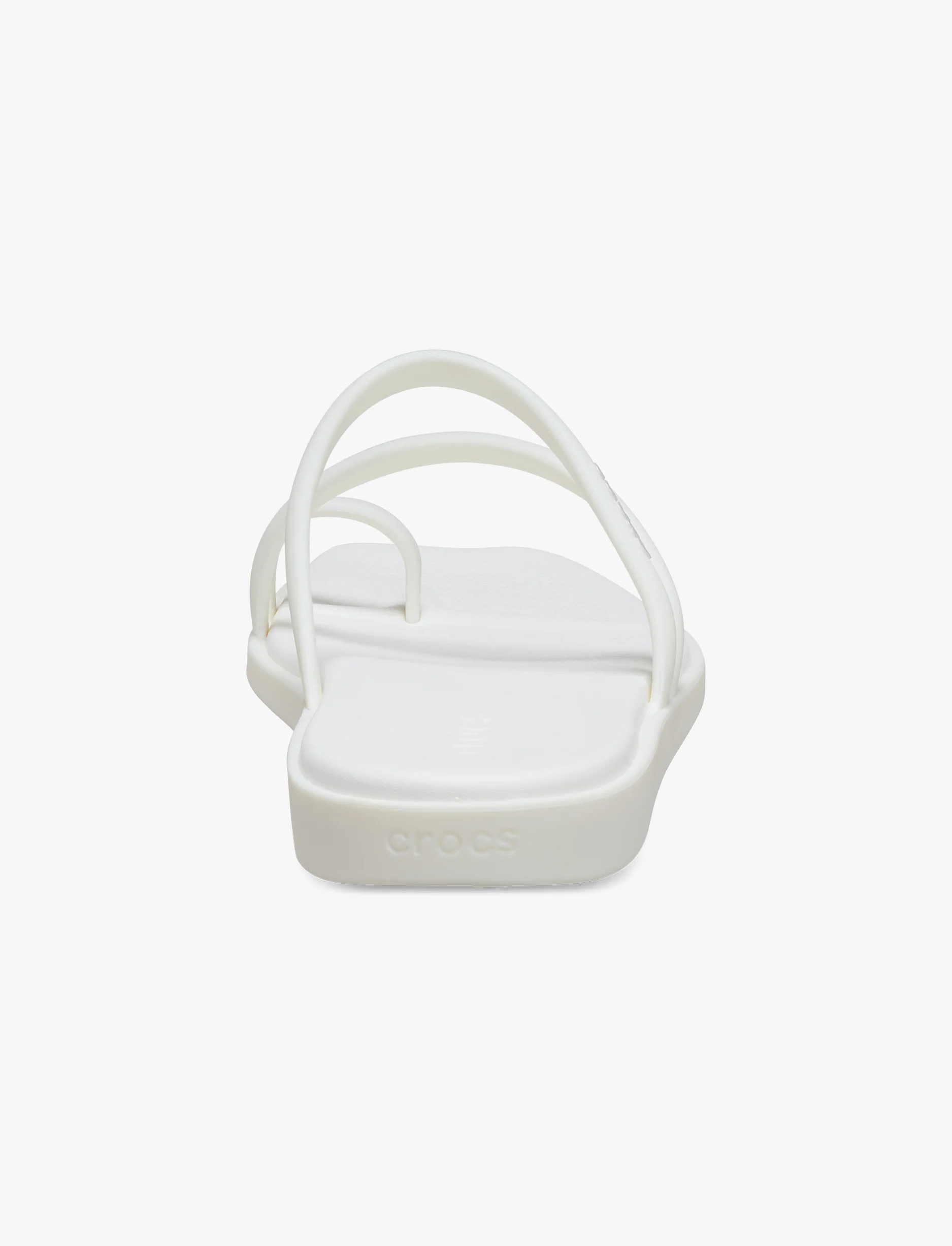 Crocs Miami Toe Loop Sandal - סנדלי קרוקס מיאמי לנשים בצבע לבן גיר - Image 6