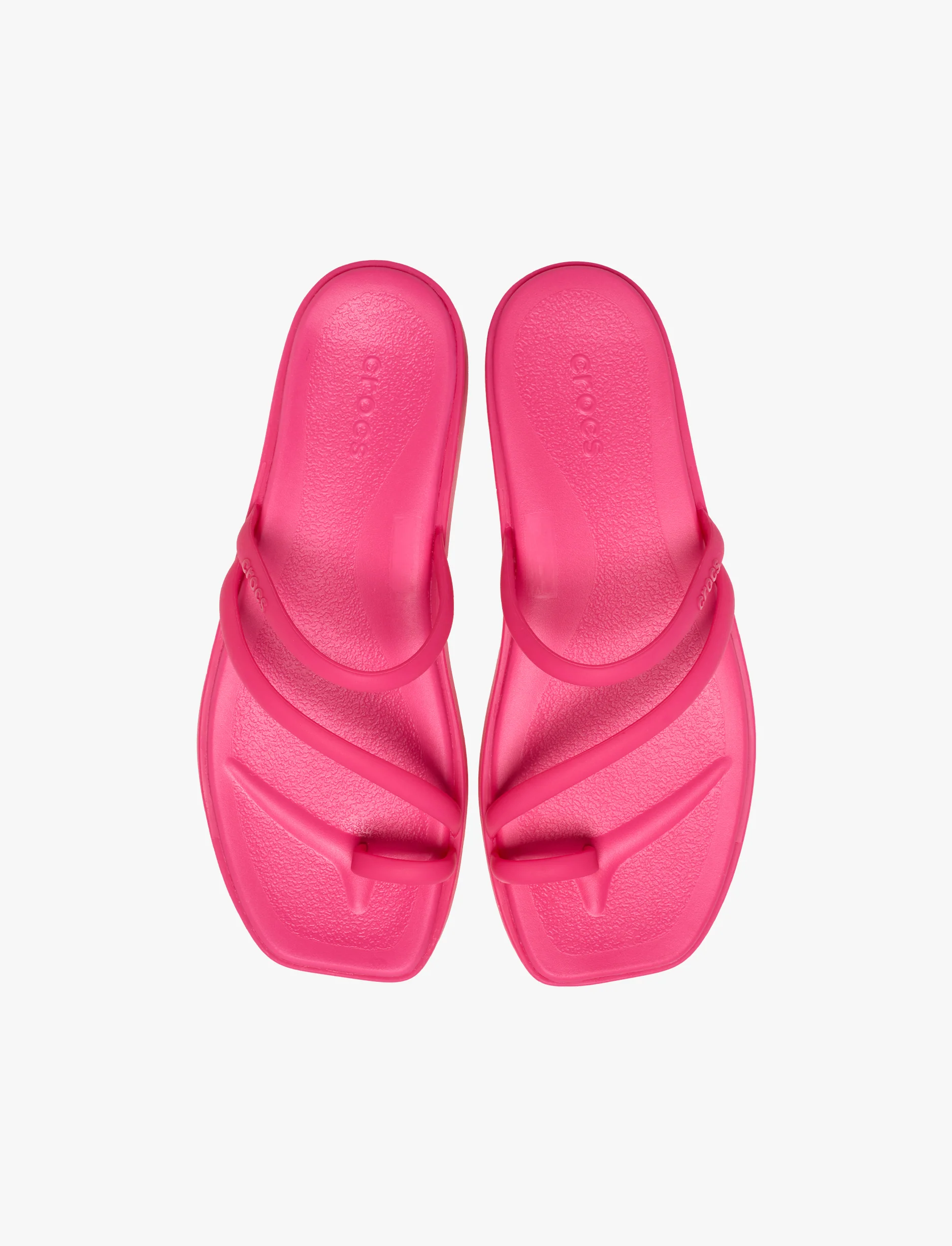 Crocs Miami Toe Loop Sandal - סנדלי קרוקס מיאמי לנשים בצבע ורוד דרקון - Image 3
