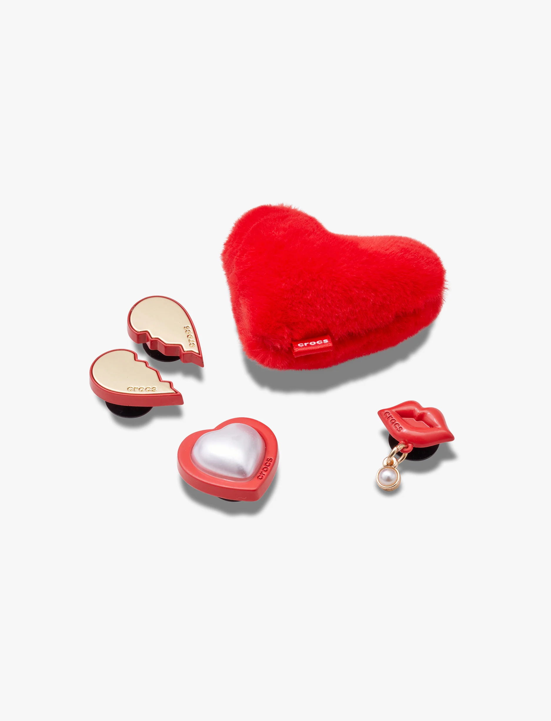 Crocs Red Valentines - מארז 5 ג'יביטים קרוקס - Image 2