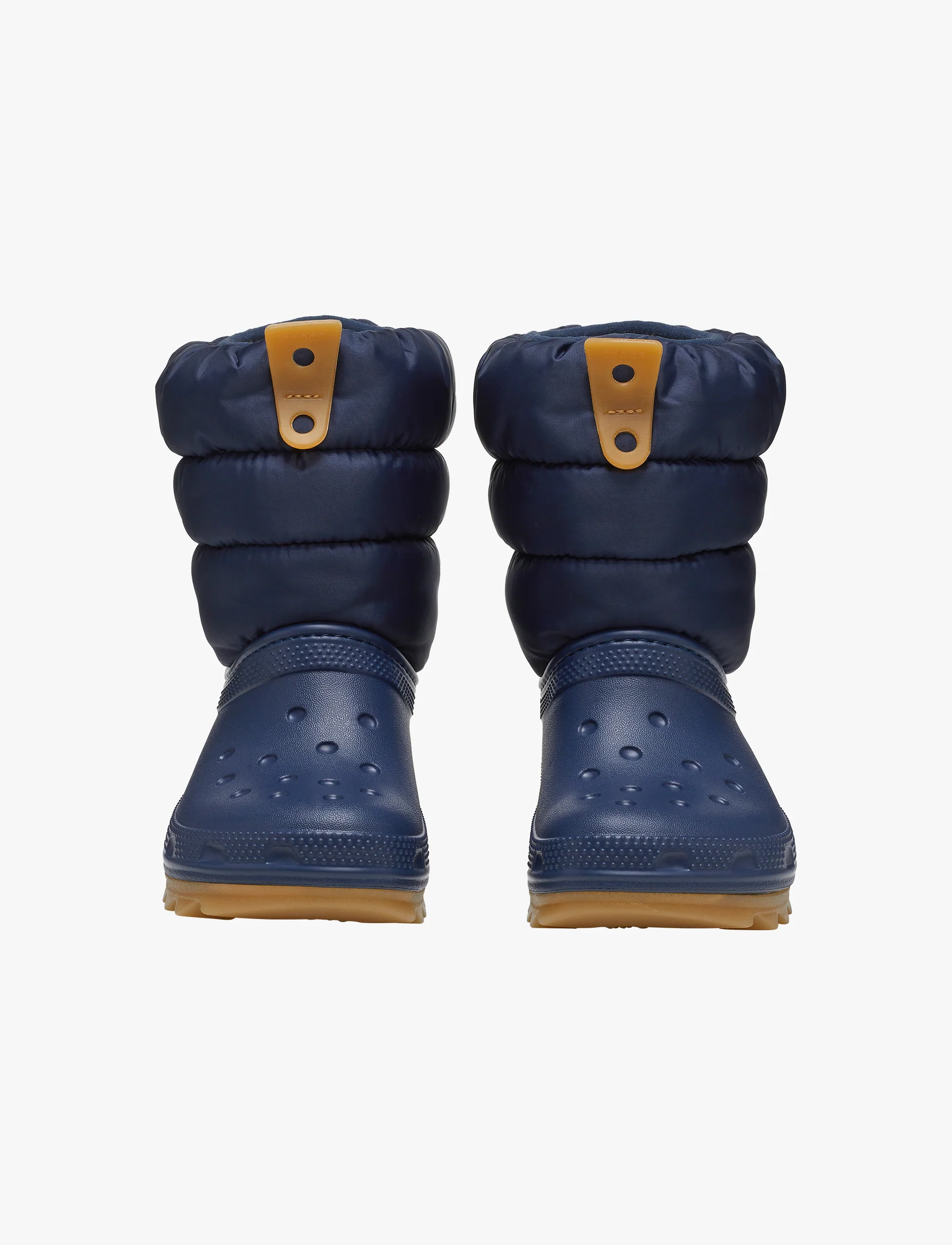 Crocs Toddler Classic Neo Puff Boot - מגפיים לילדים קרוקס בצבע נייבי/חום - Image 4