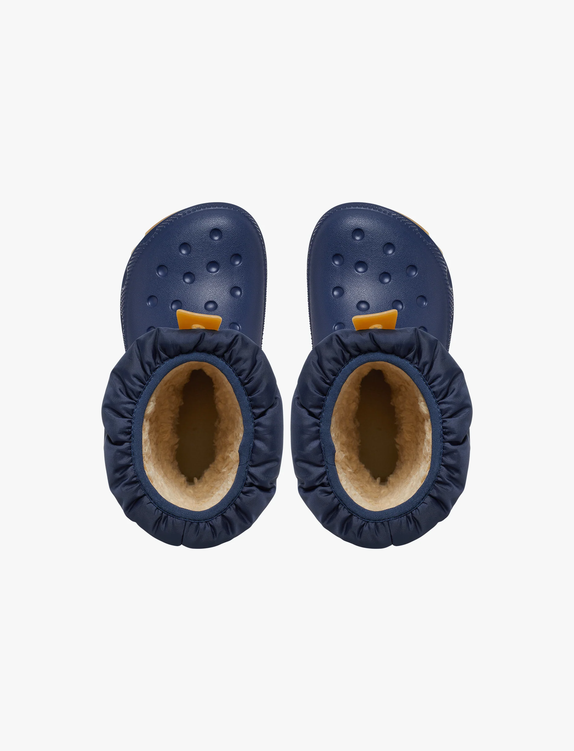 Crocs Toddler Classic Neo Puff Boot - מגפיים לילדים קרוקס בצבע נייבי/חום - Image 5