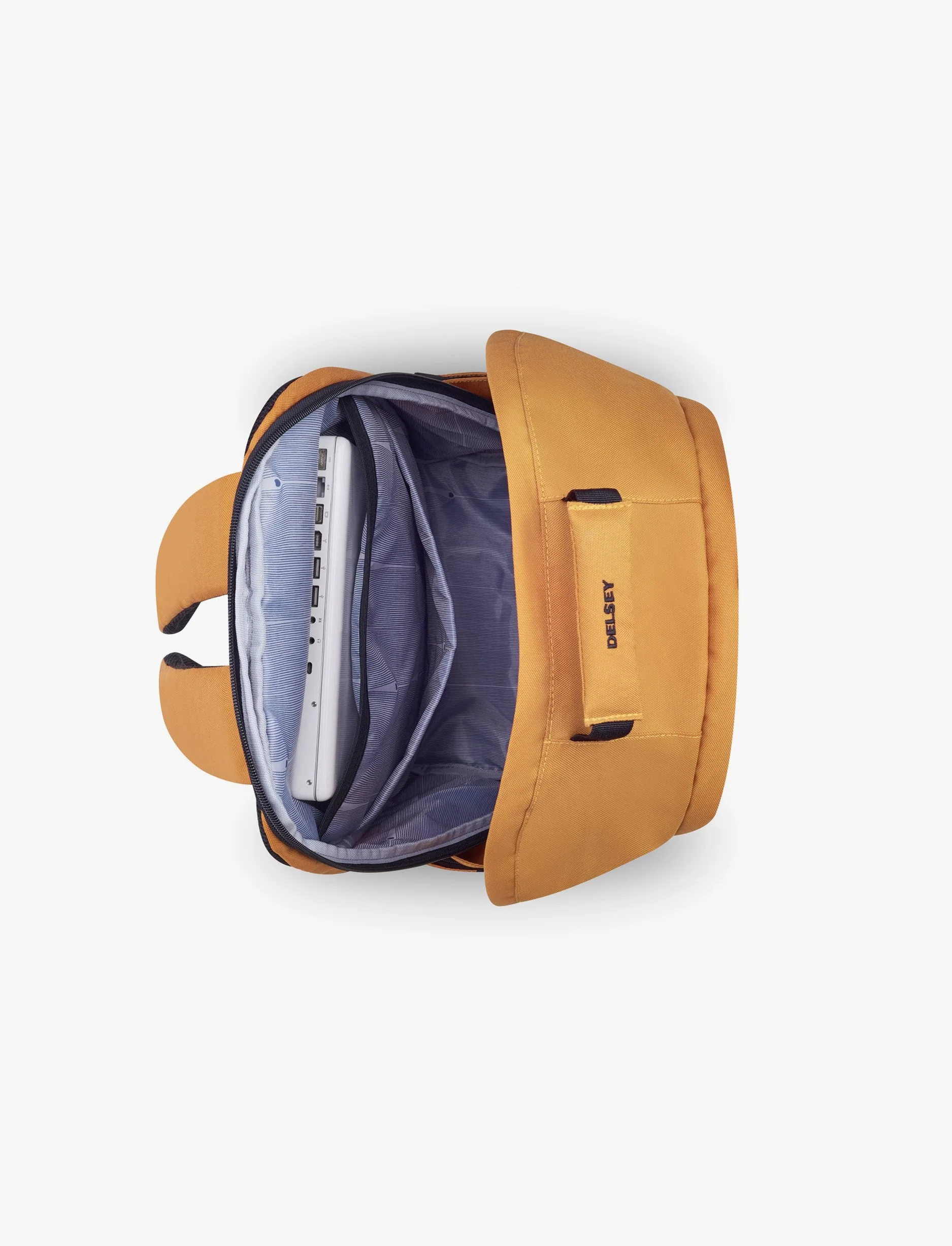 Delsey Securban - תיק גב דלסי למחשב נייד '15.6 בצבע צהוב - Image 4