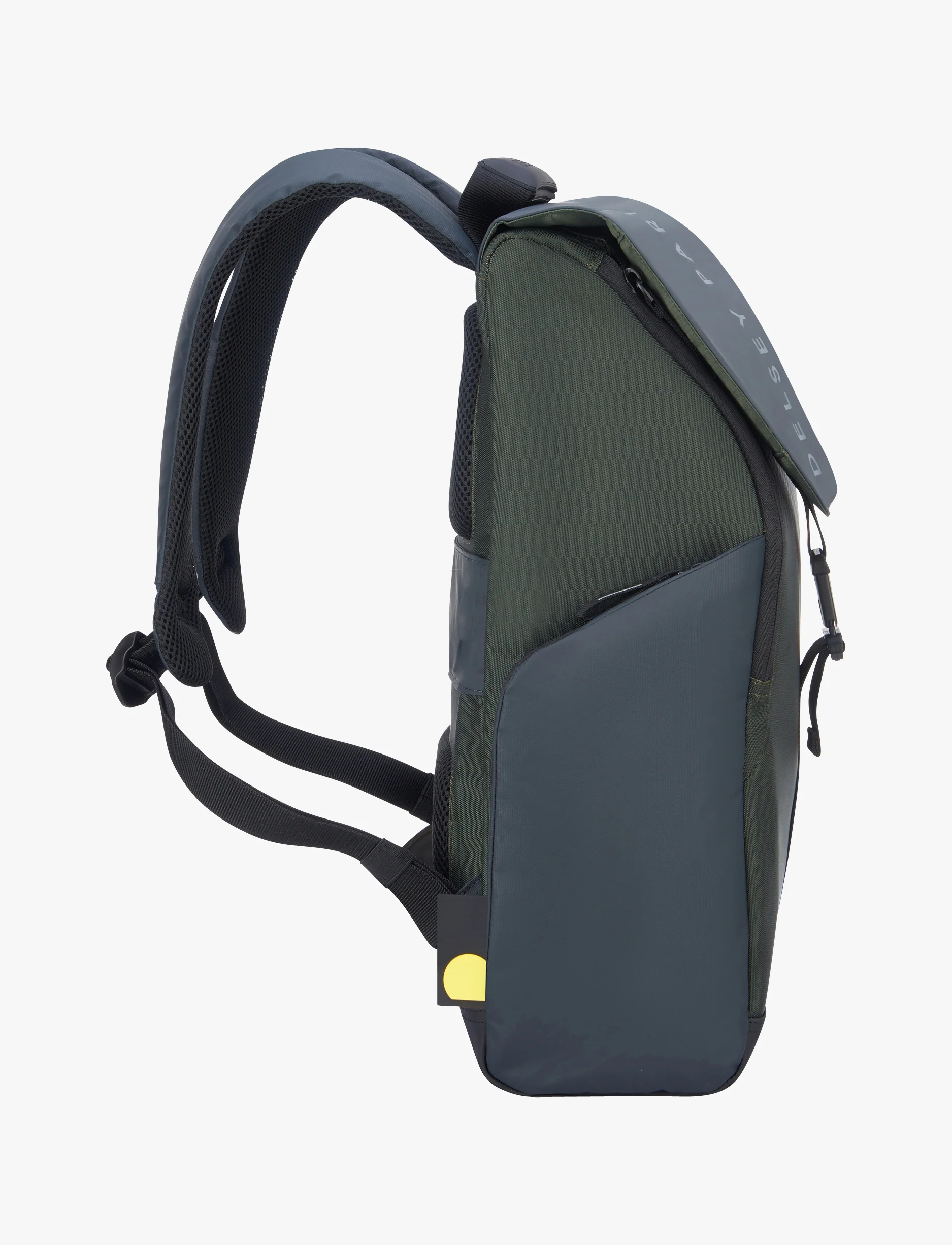 Delsey Securflap - תיק גב דלסי למחשב נייד '15 בצבע ירוק צבאי - Image 4