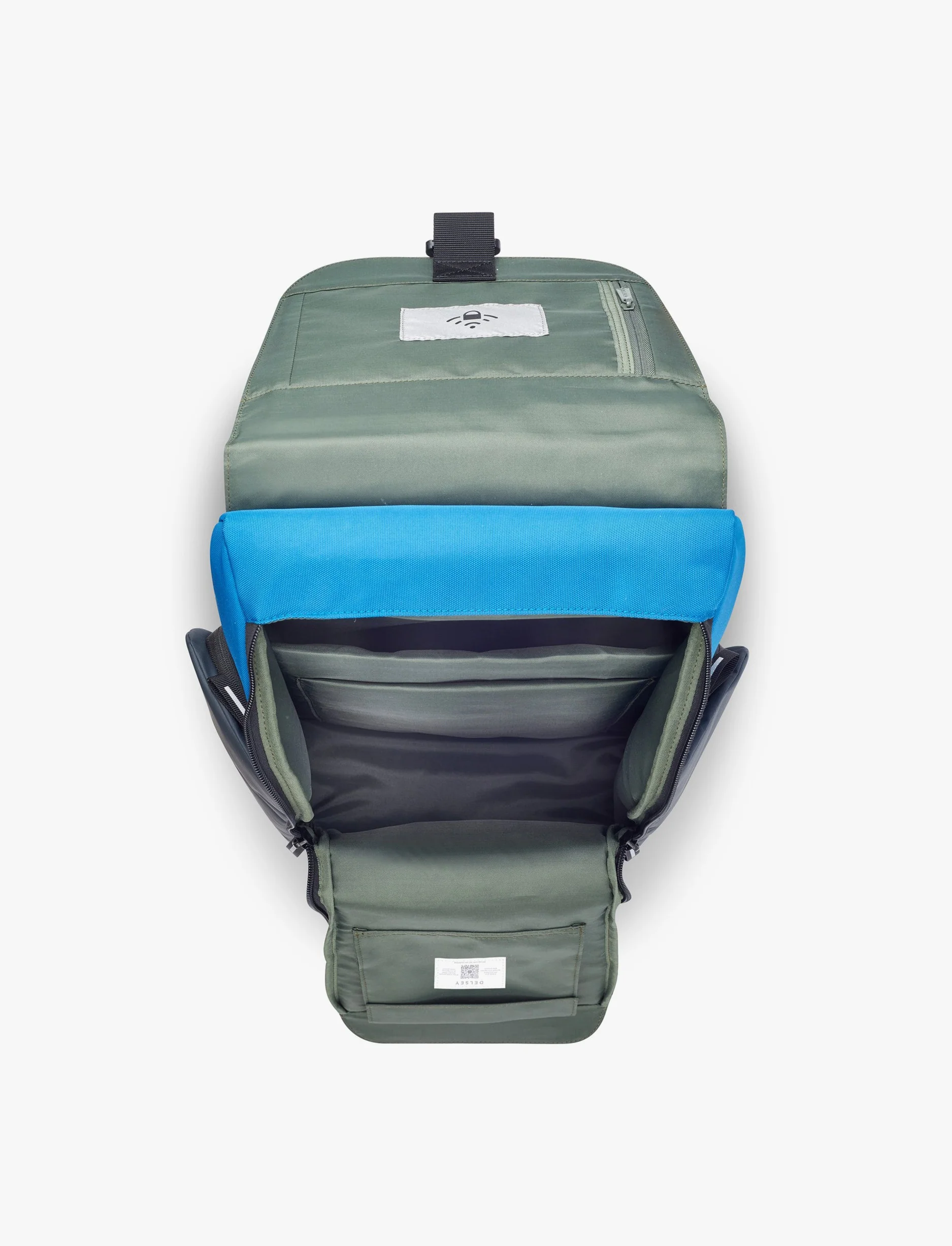 Delsey Securflap - תיק גב דלסי למחשב נייד '15 בצבע נייבי - Image 4
