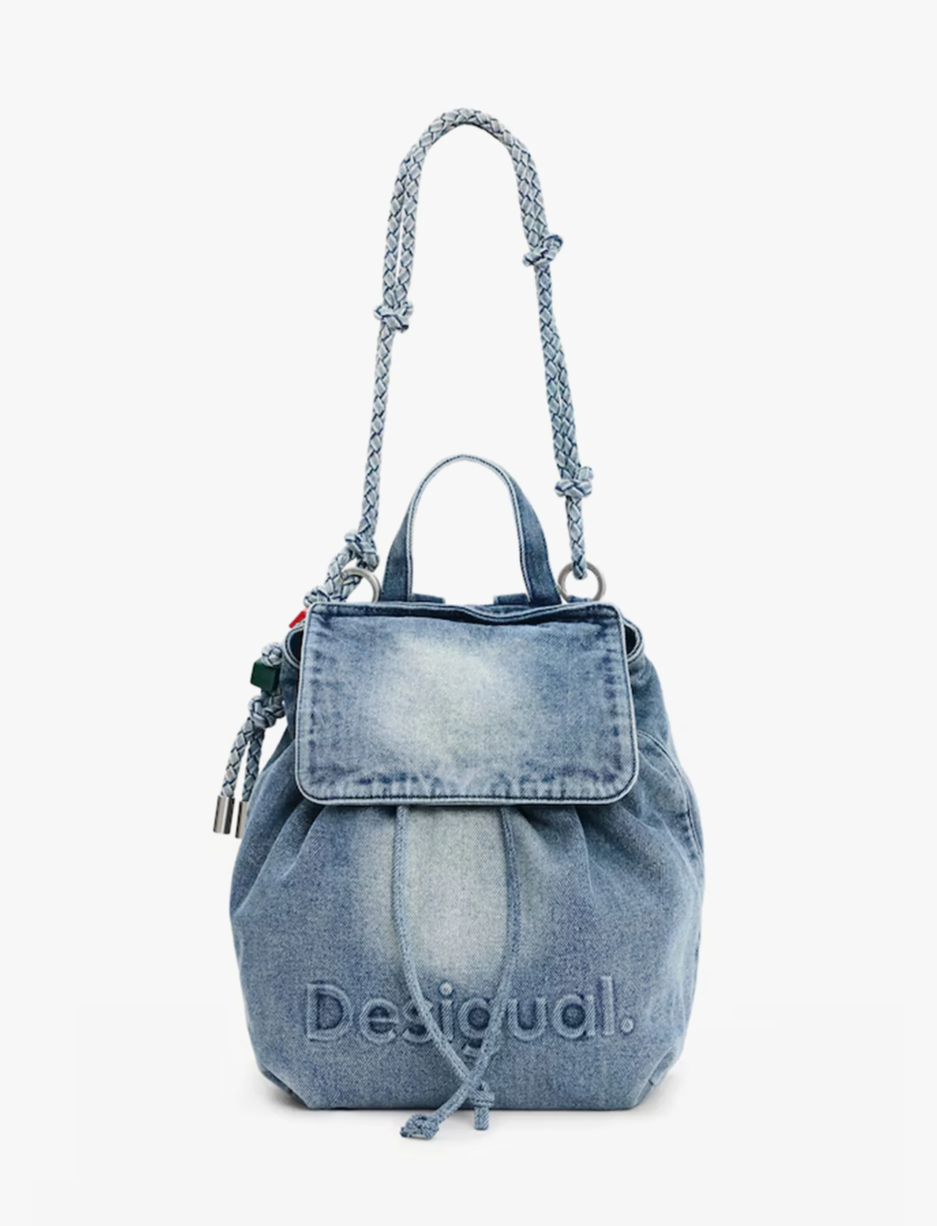 Desigual Logo Denim Luena Backpack 26SAKD07 - תיק גב דיזיגוואל לנשים - Image 4