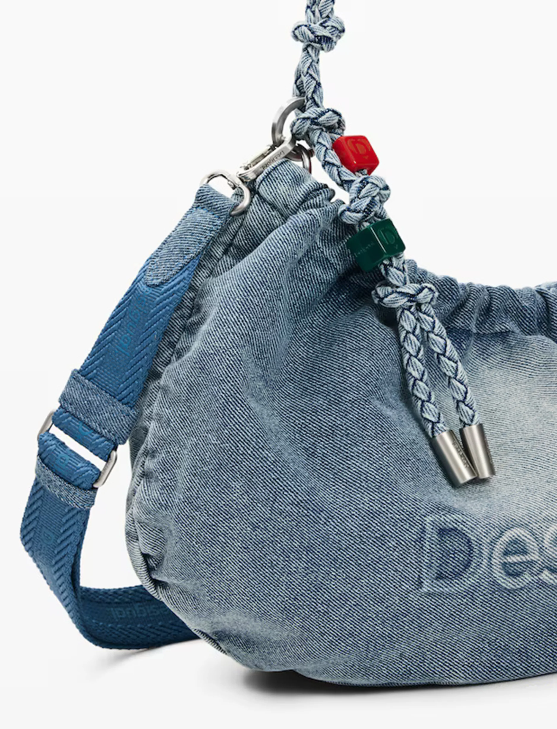Desigual Denim Waverly - תיק צד דיזגוואל כחול לנשים - Image 4