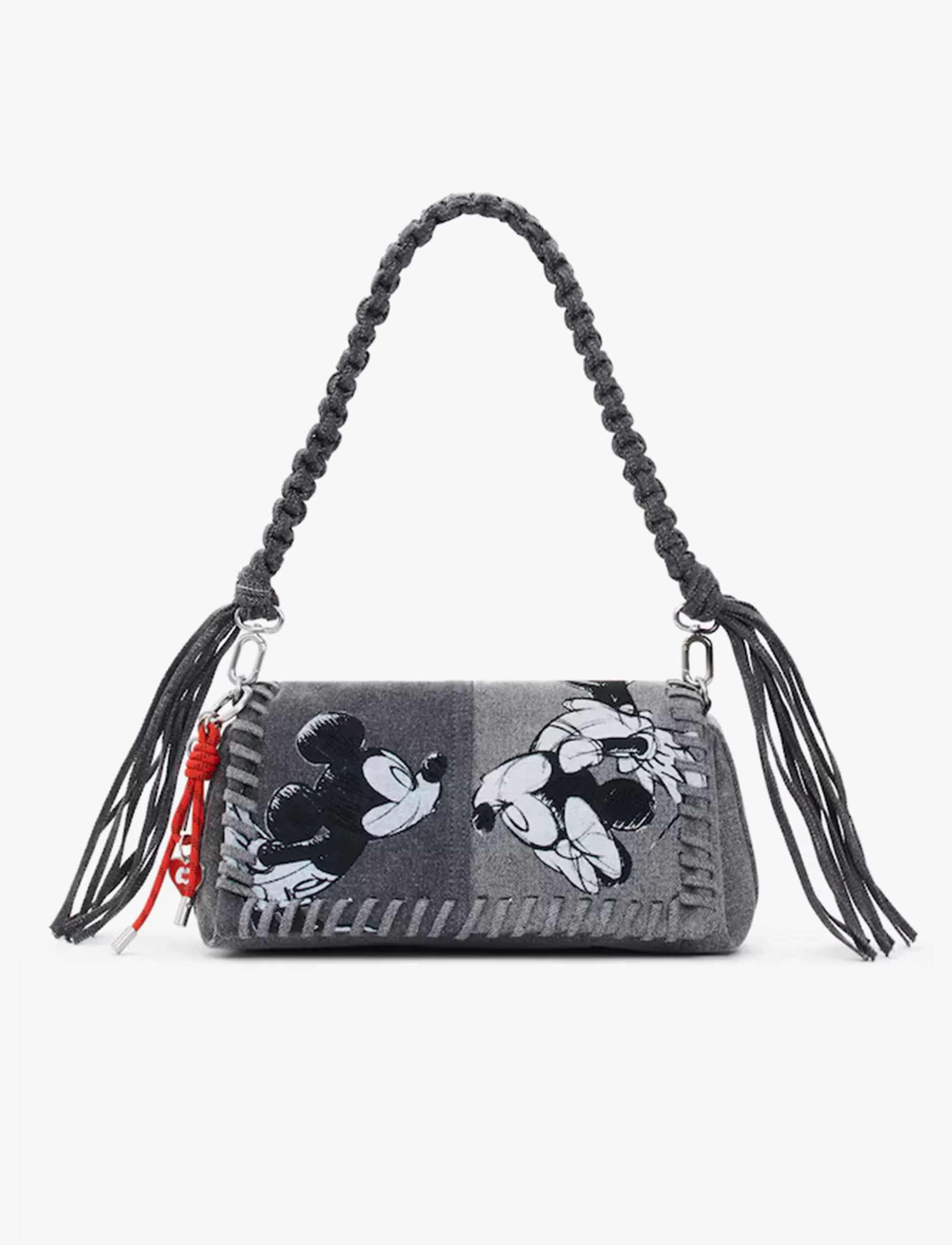 Desigual Mickey Kiss Naron - תיק צד דיזגוואל שחור לנשים