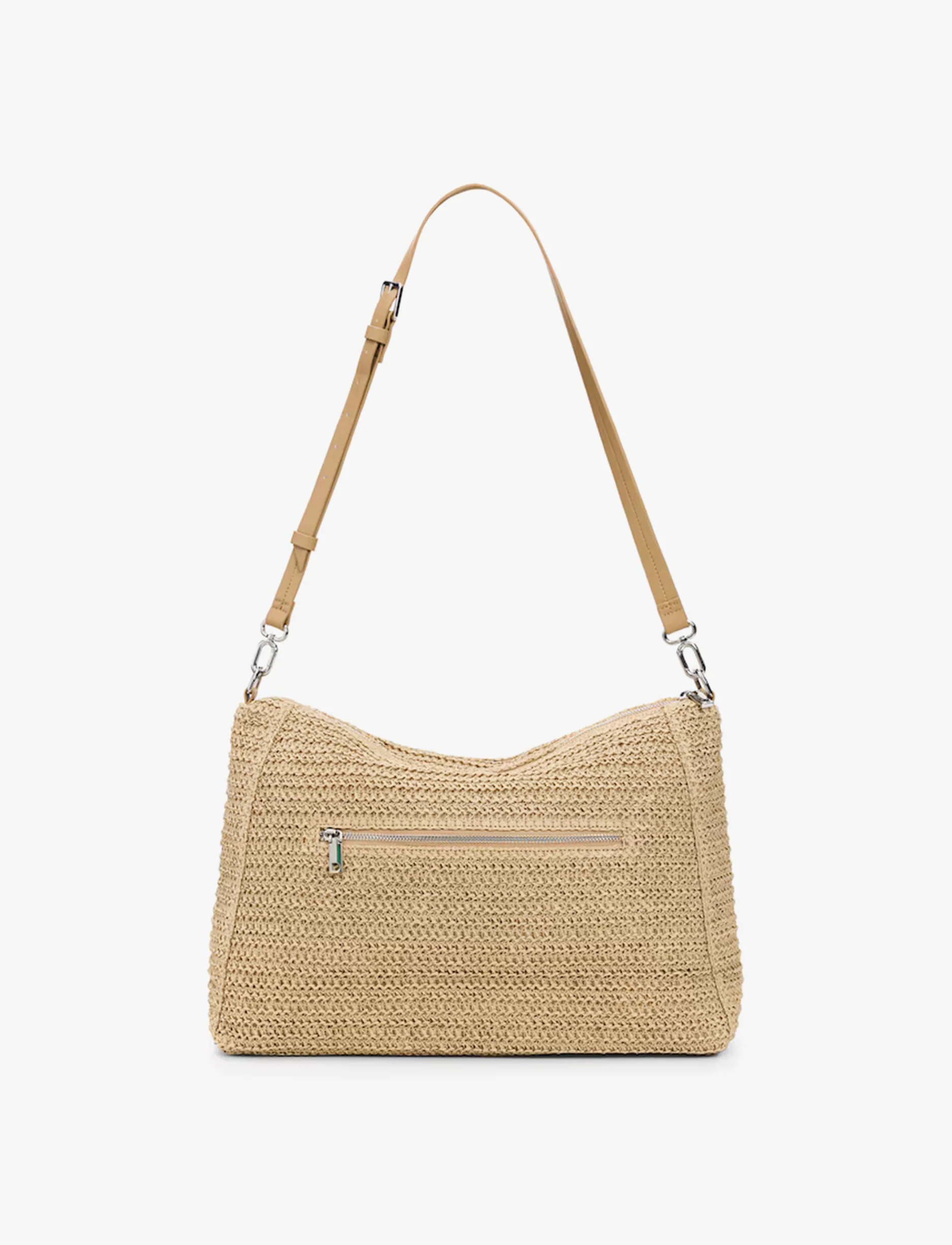Desigual Raffia Leiria Shoulder Bag 26SAXO04 - תיק צד דיזיגוואל לנשים - Image 3