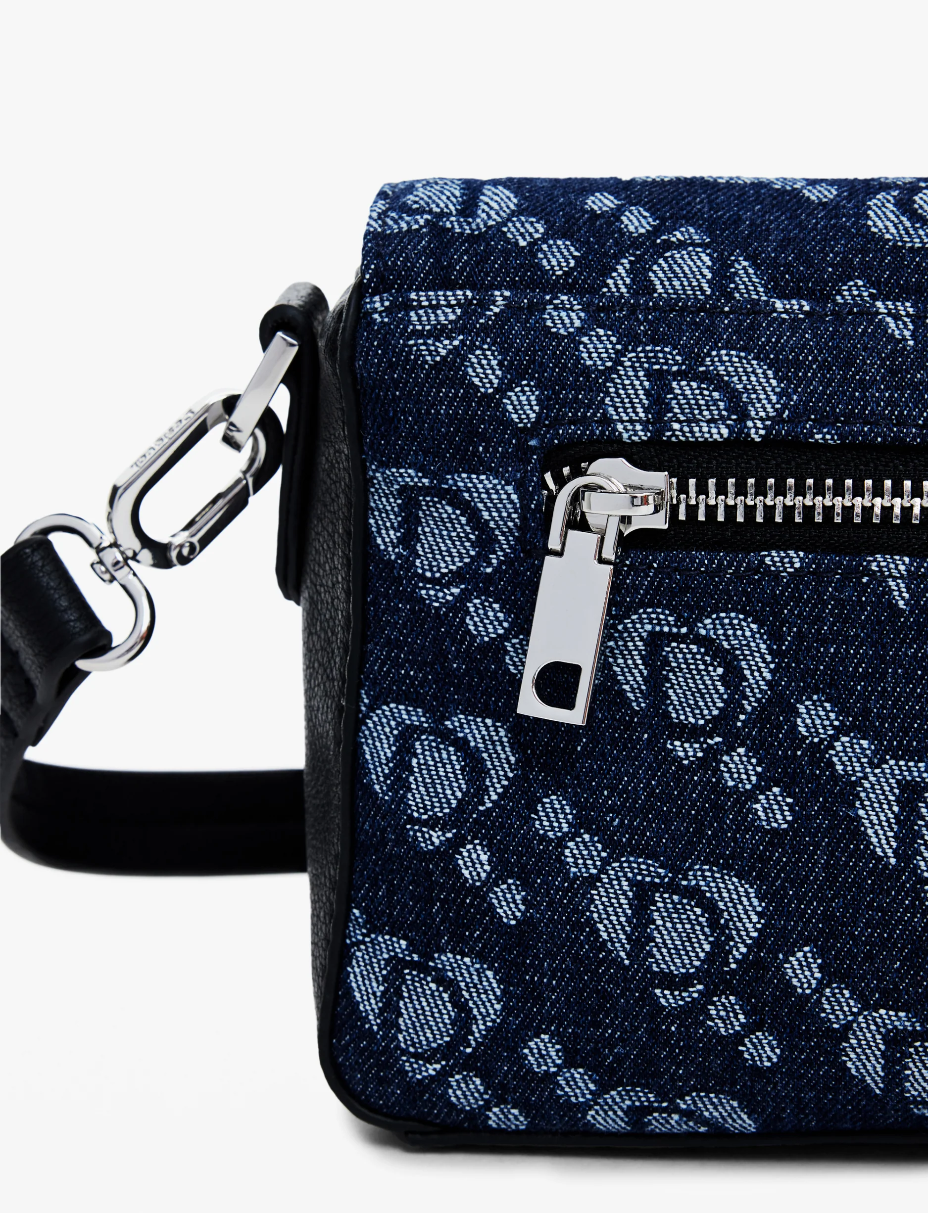 Desigual Bag Arco Phuket Micro Long 24WAXA15 - תיק צד דיזיגוואל לנשים בצבע ג'ינס כחול כהה - Image 5