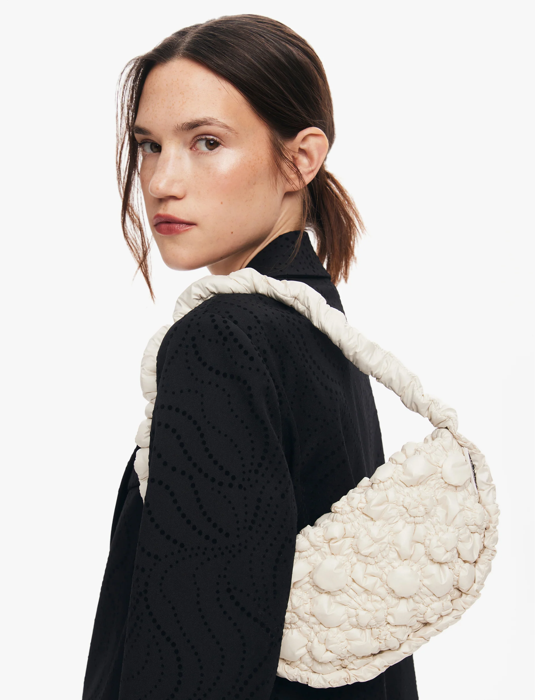 Desigual Bag Flossy Eibar Mini 24WAXA17 - תיק צד דיזיגוואל לנשים בצבע קרם - Image 6