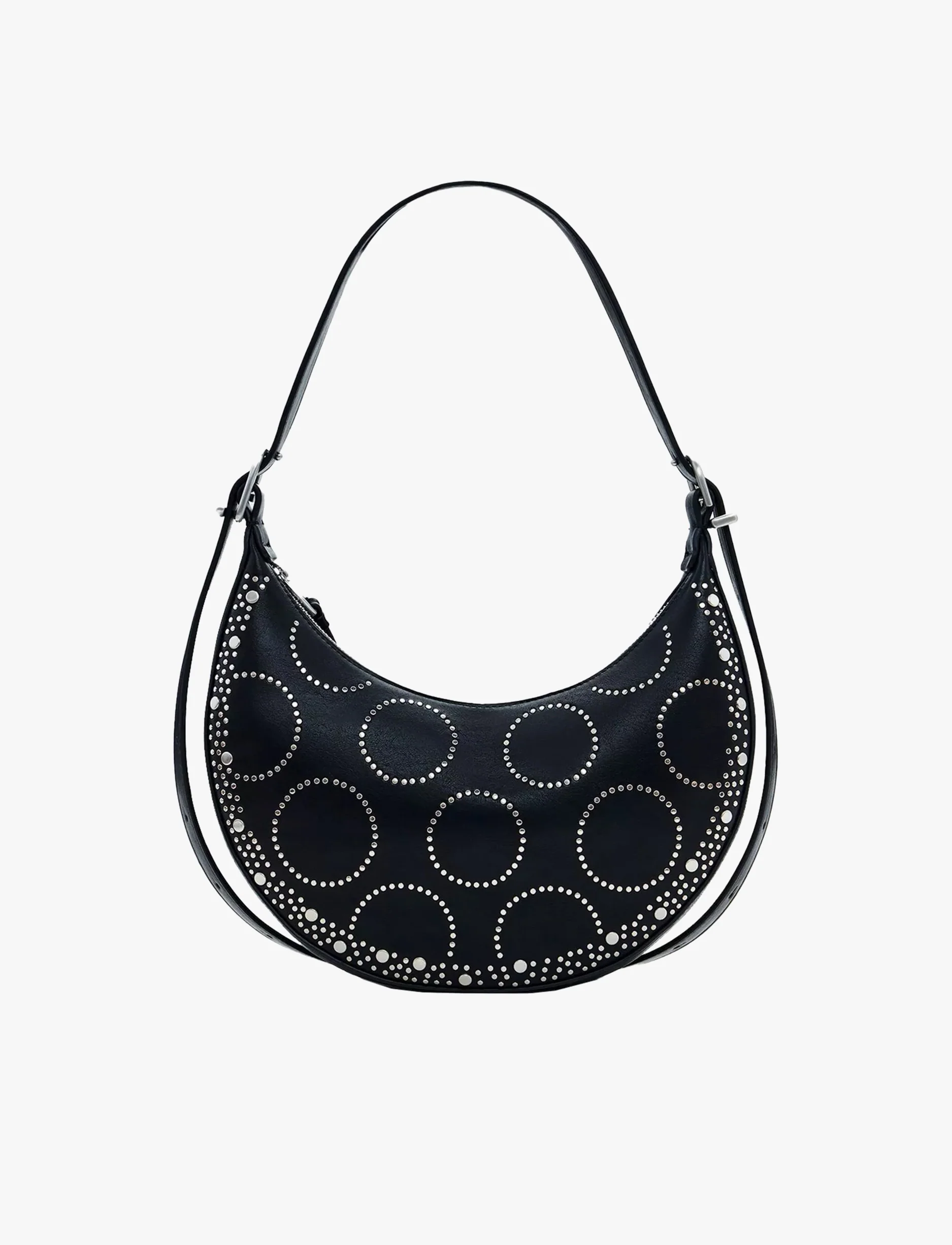 Desigual Bag Punkette Cascais Medium 25SAXP68 - תיק צד דיזיגוואל שחור לנשים