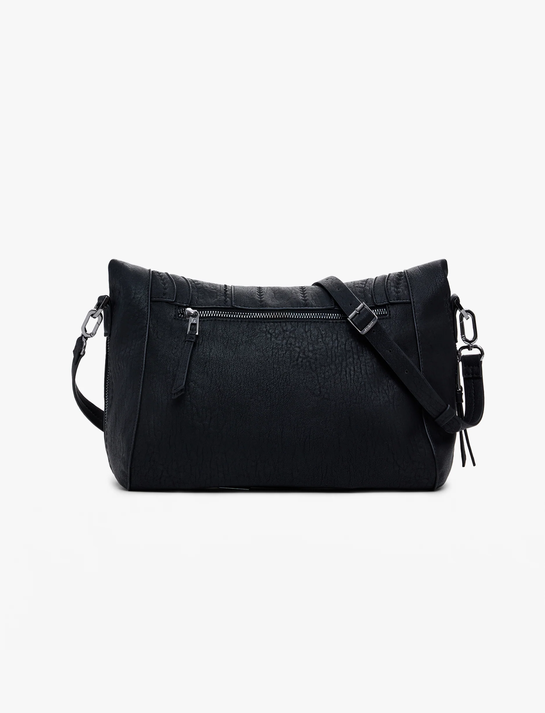 Desigual Bag Embro Patch Loverty Black - תיק צד דיזיגוואל לנשים - Image 2