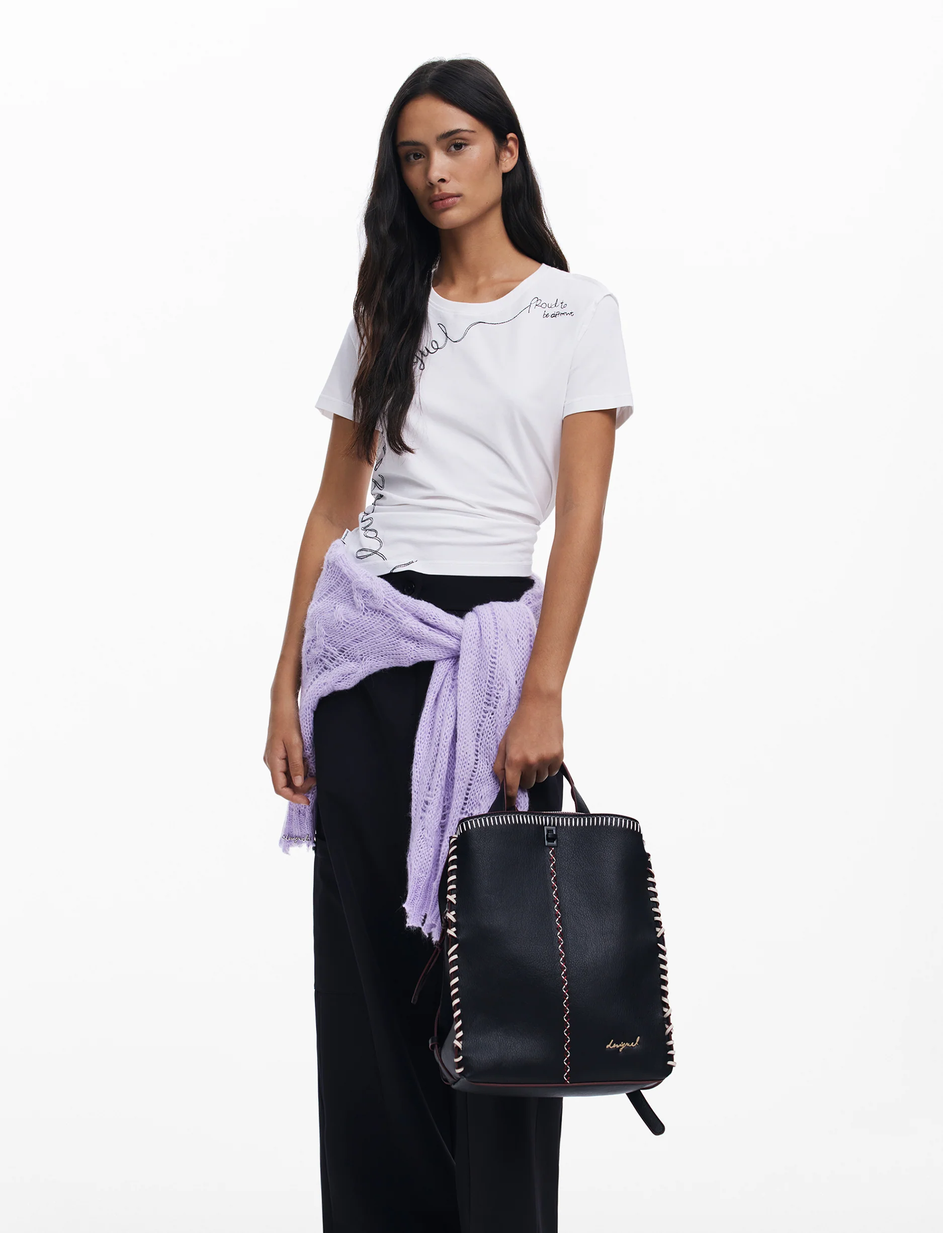 Desigual Back Manhattan Pespuntes Sumy Backpack - תיק גב דיזיגוואל לנשים - Image 5