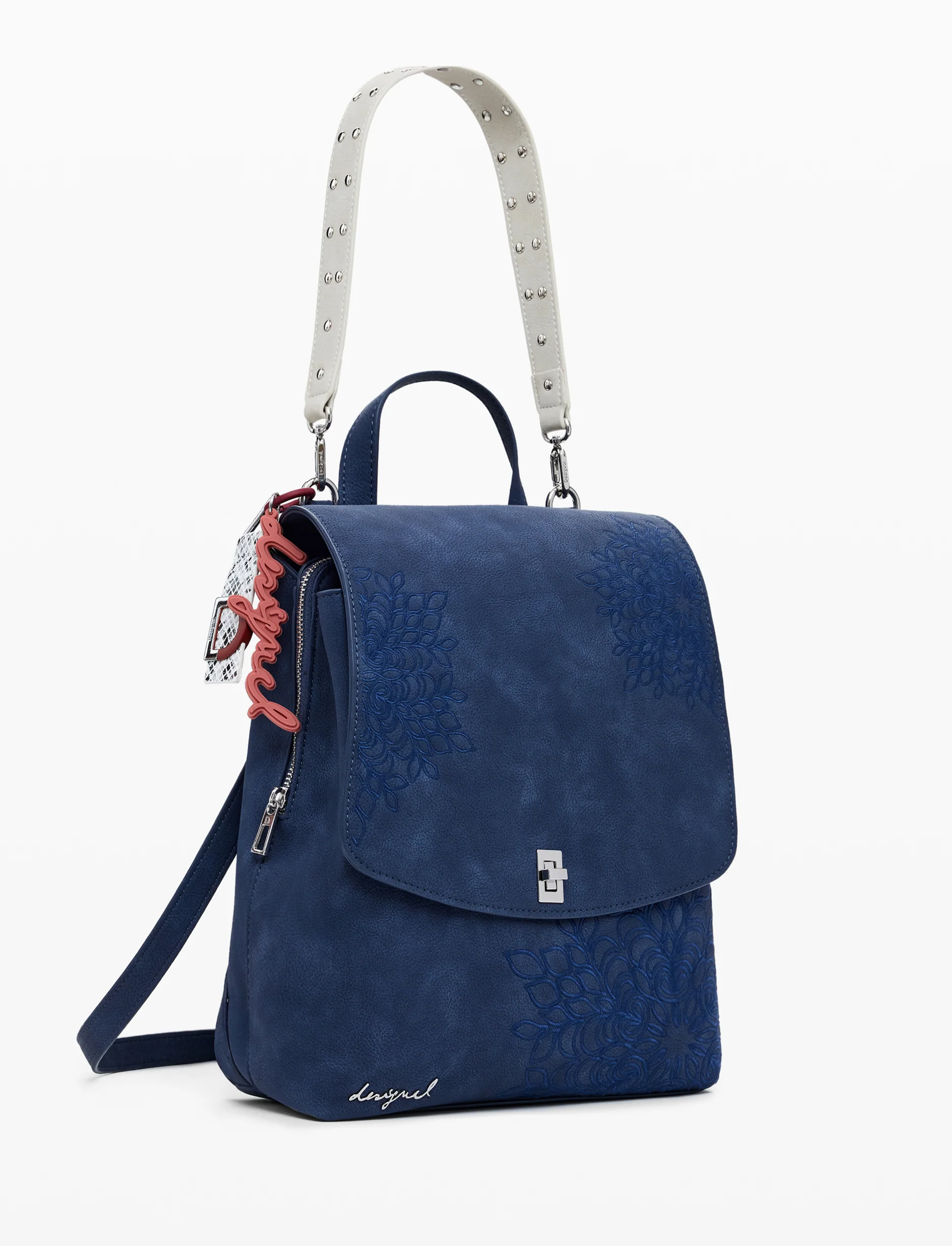 Desigual Back Sierra Sumyministrght Blue 25WAKP34 - תיק גב כחול דיזיגוואל לנשים - Image 2
