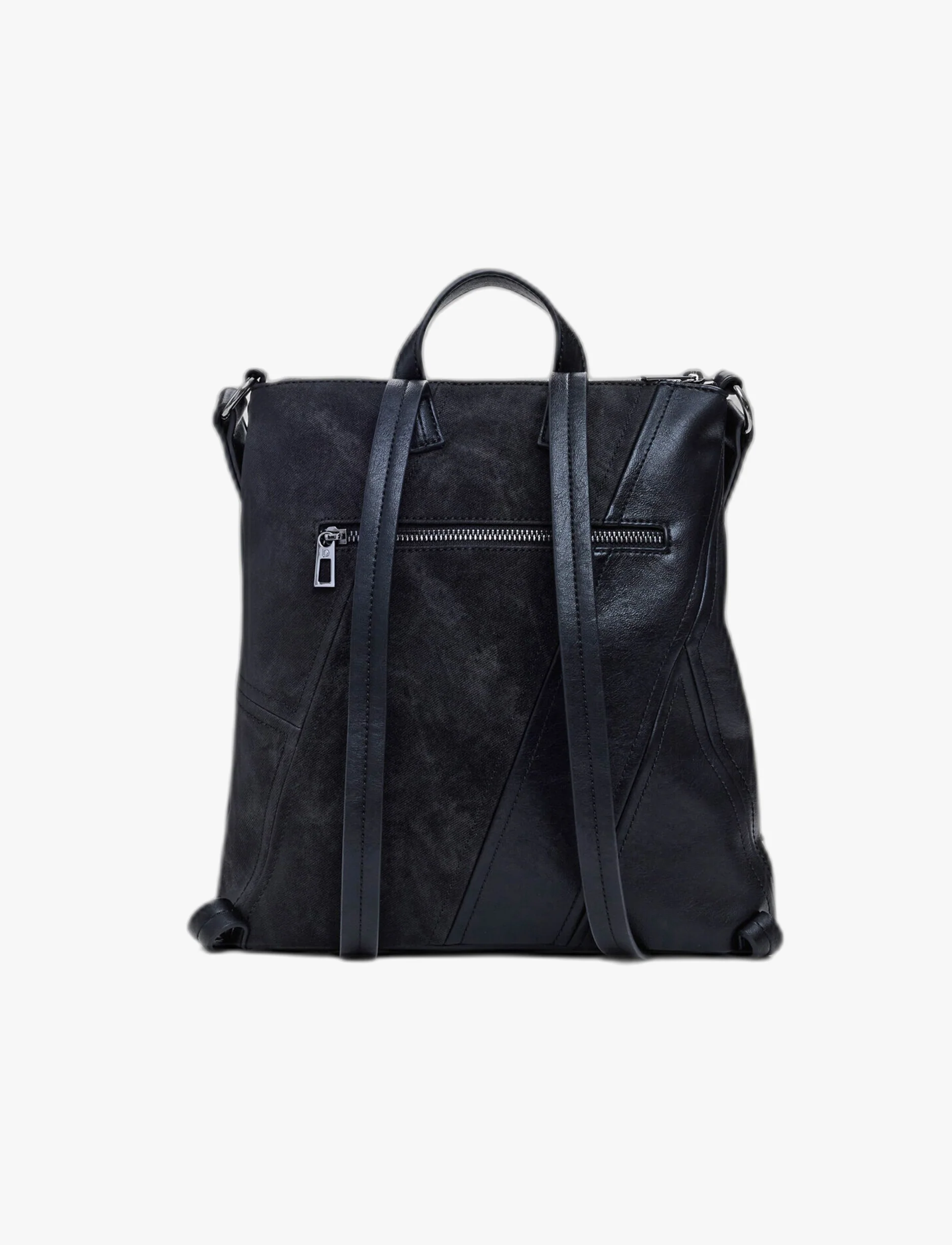 Desigual Back Black Patch Tango Pretoria Mini 25WAKP12 - תיק גב דיזיגוואל שחור לנשים - Image 2