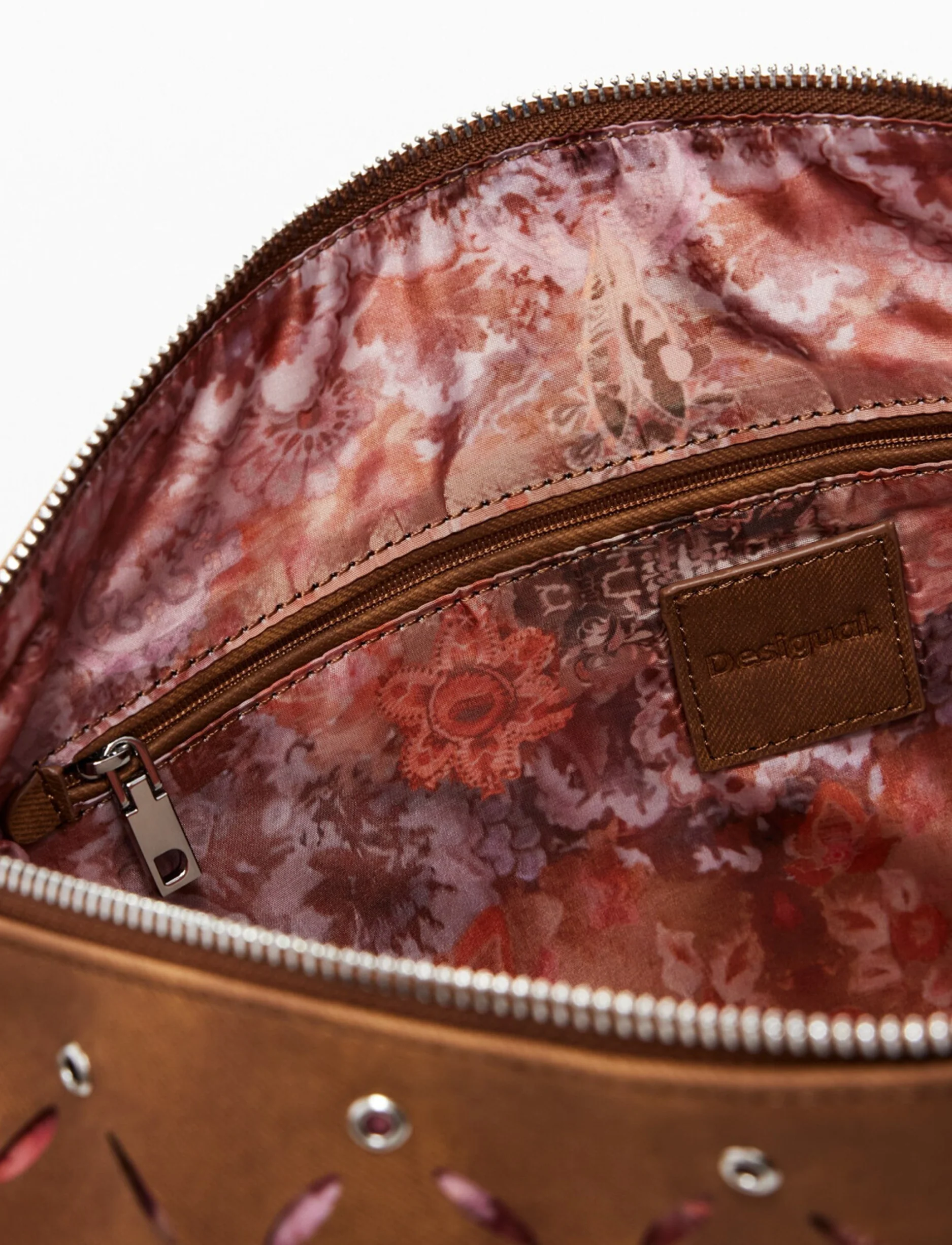 Desigual Bag Yankee Leiria Mini 25WAXPB5 - תיק צד חום דיזיגוואל לנשים - Image 4