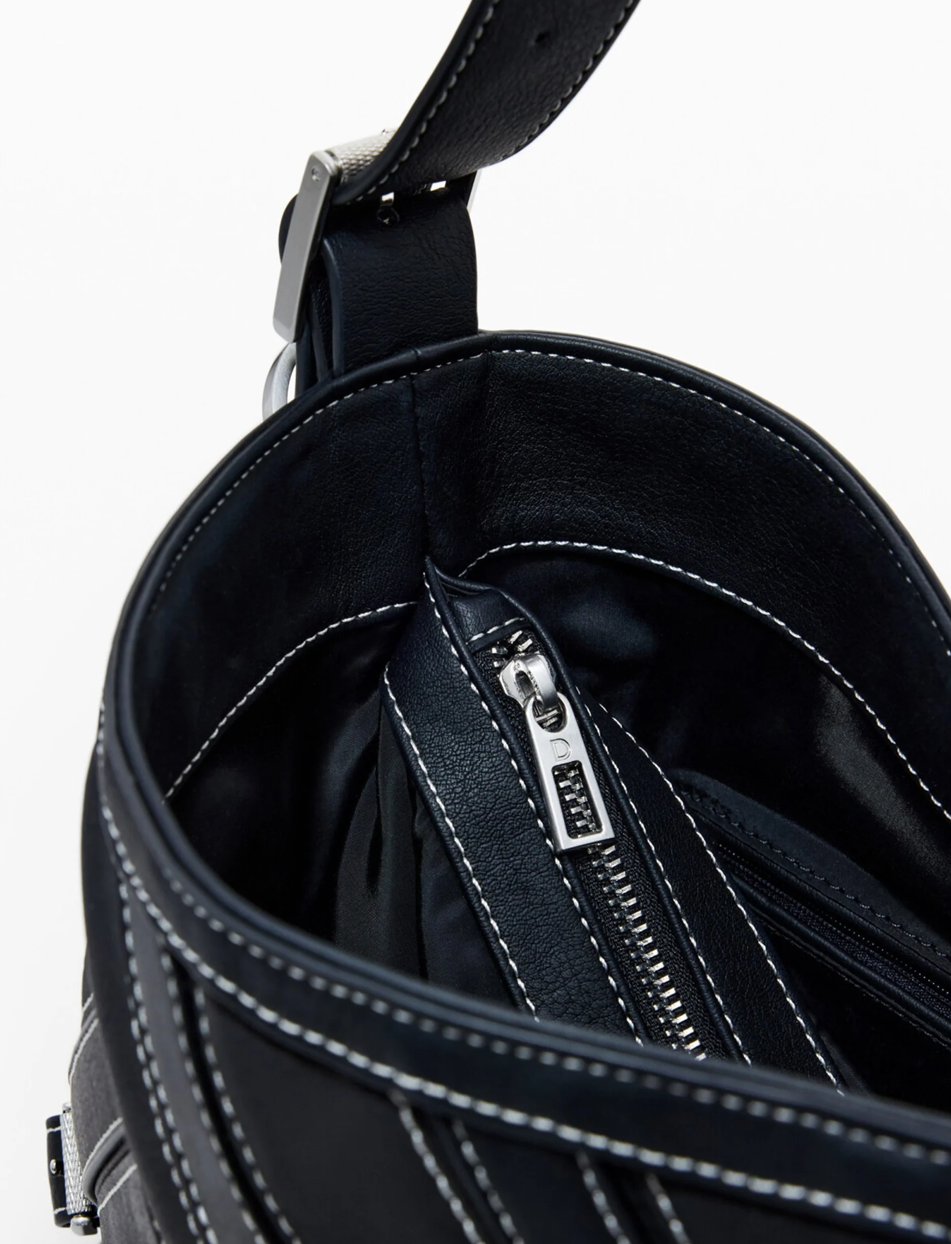 Desigual Bag Fibonacci Buxton Mini 25WAXP72 - תיק צד דיזיגוואל שחור לנשים - Image 4