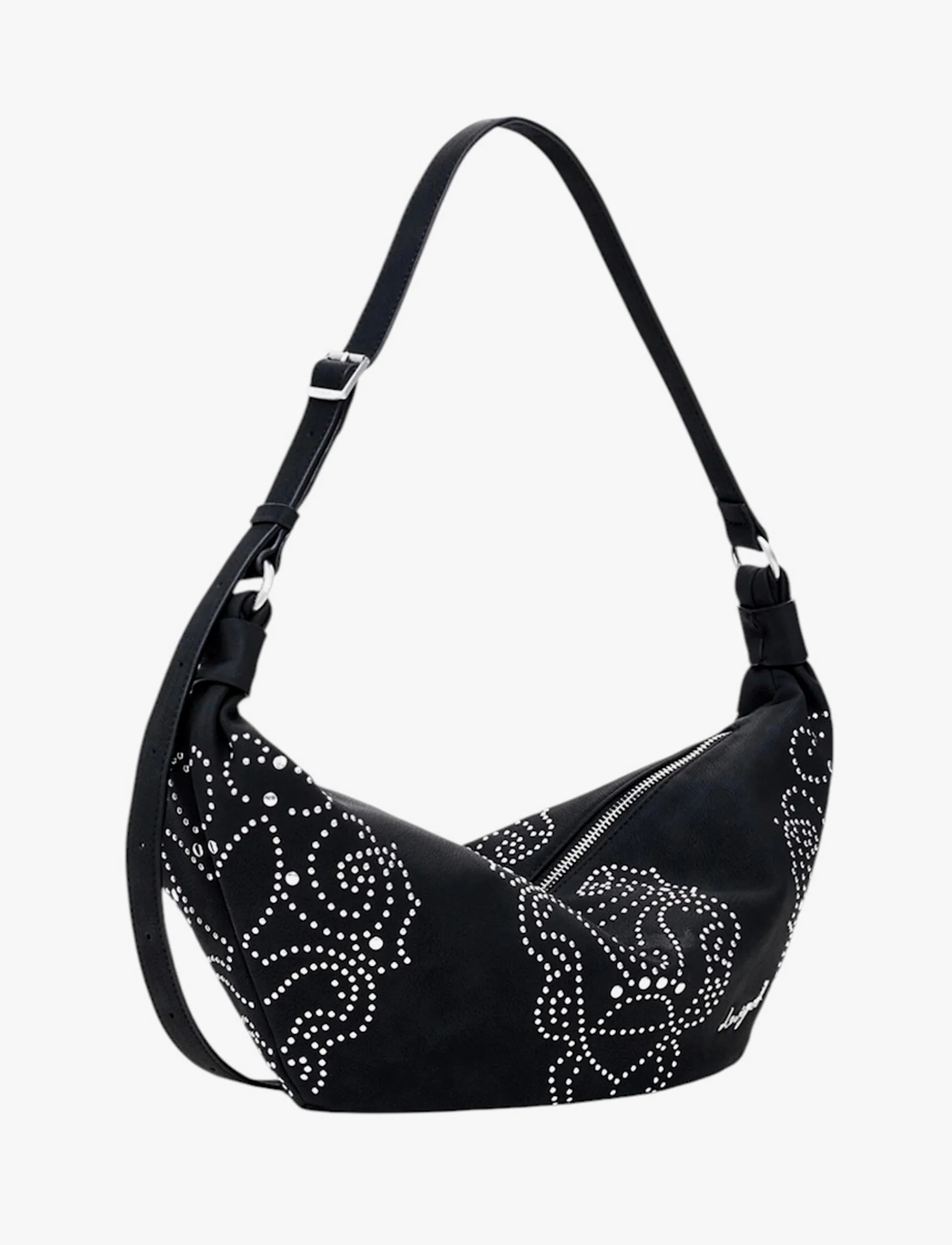 Desigual Bag Poker Face Munster 2.0 25WAXPBG - תיק צד דיזיגוואל שחור לנשים - Image 2