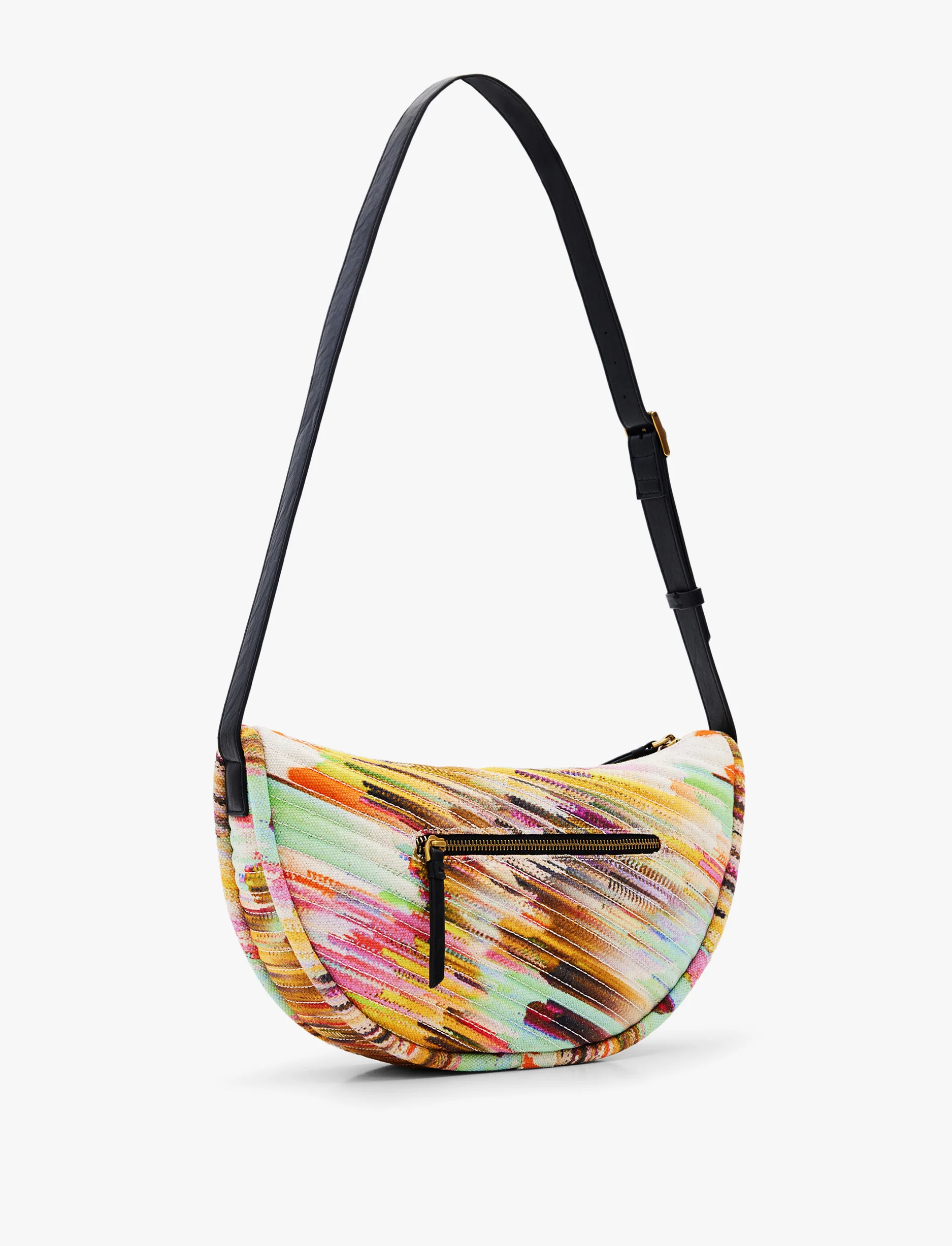 Desigual Bag Endocada Sheffeild - תיק כתף אובלי בצבע תותי פרוטי - Image 4