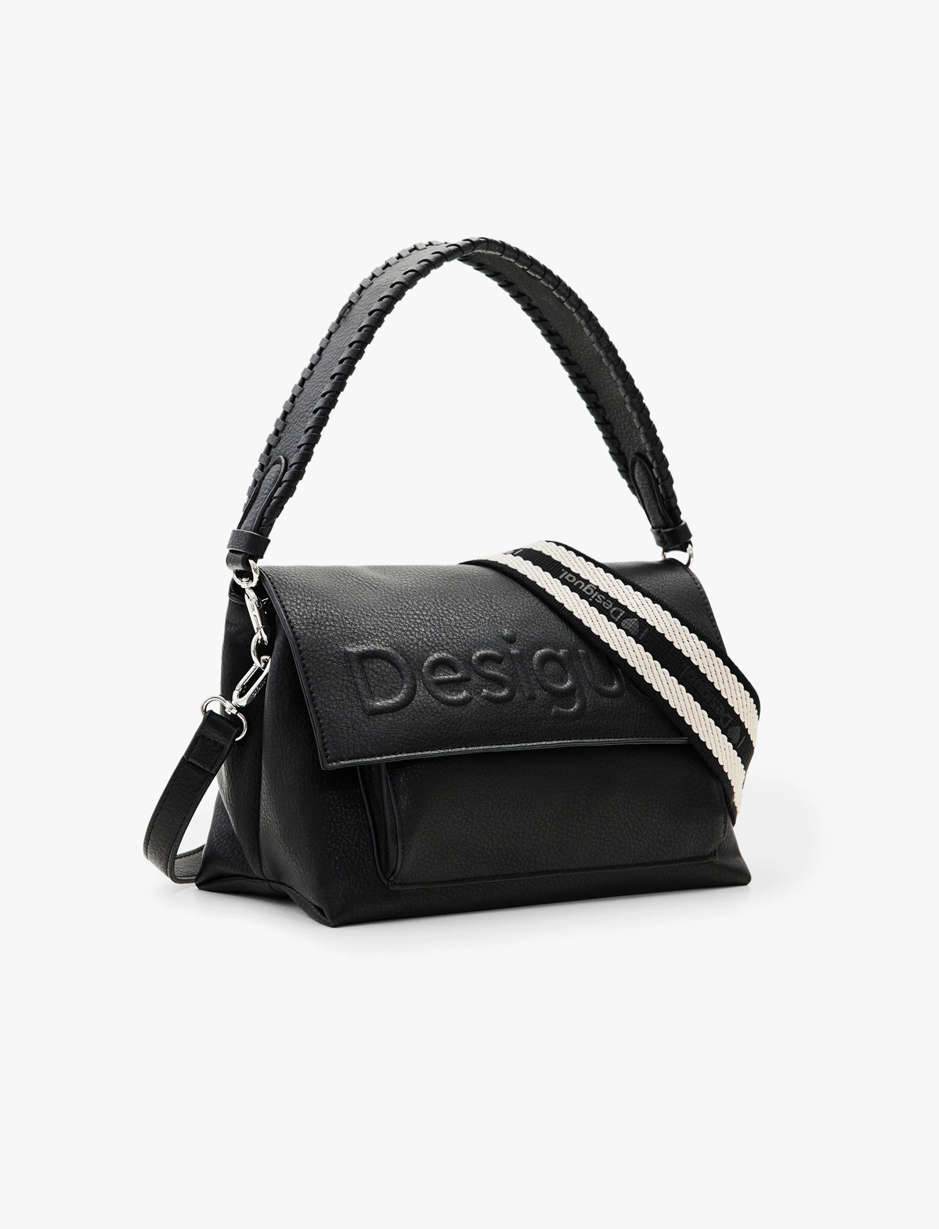 Desigual Bag Half Logo 24 Venecia 2.0 - תיק קרוסבודי בצבע שחור