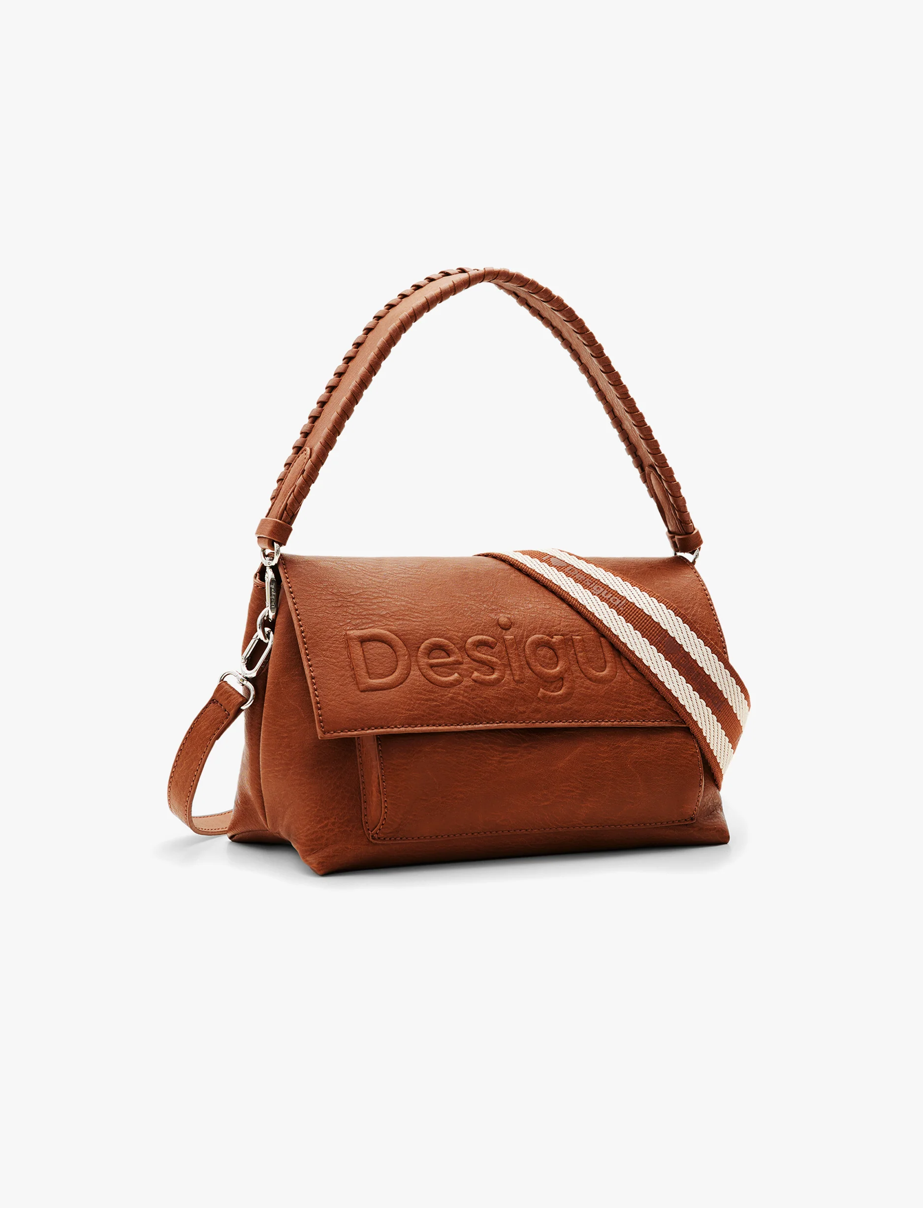 Desigual Bag Half Logo 24 Venecia 2.0 - תיק קרוסבודי בצבע חום