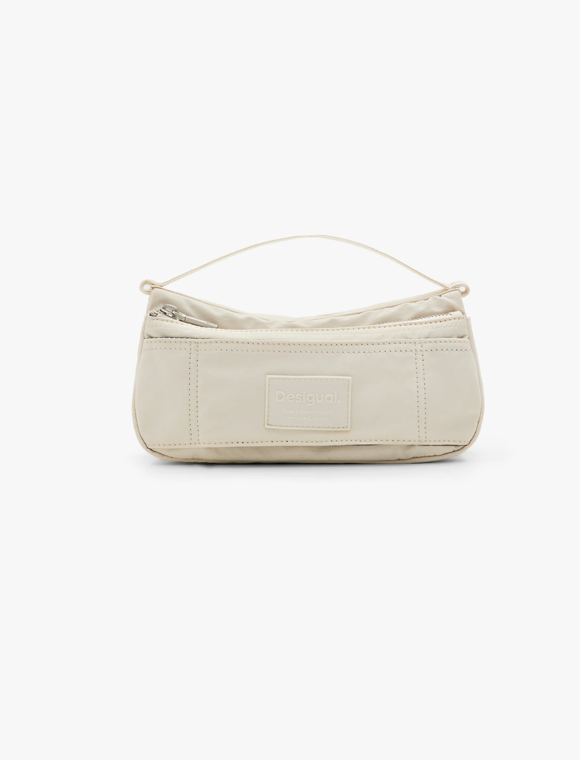 Desigual Basic Modular Monza - תיק קרוסבודי קטן בצבע אוף ווייט - Image 4