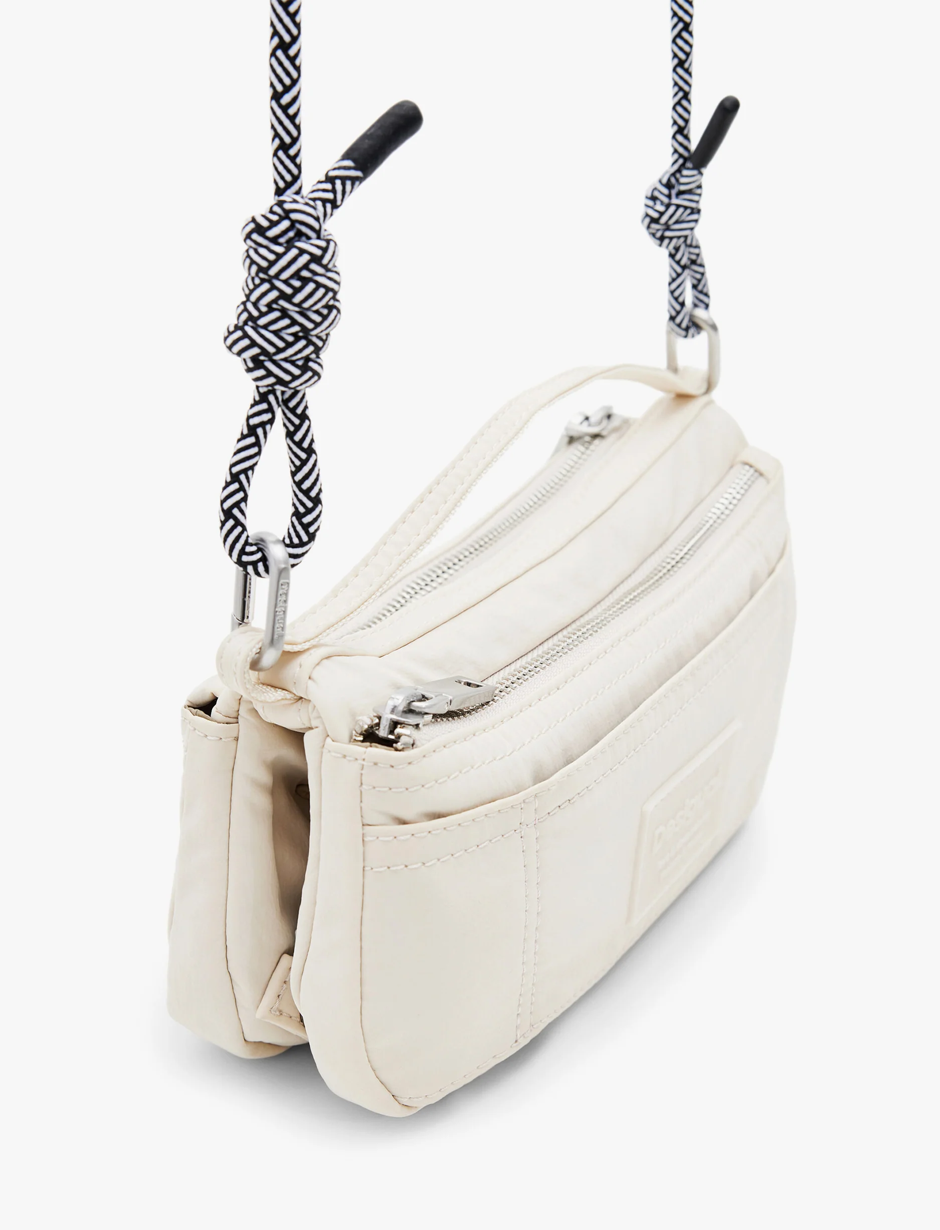 Desigual Basic Modular Monza - תיק קרוסבודי קטן בצבע אוף ווייט - Image 7