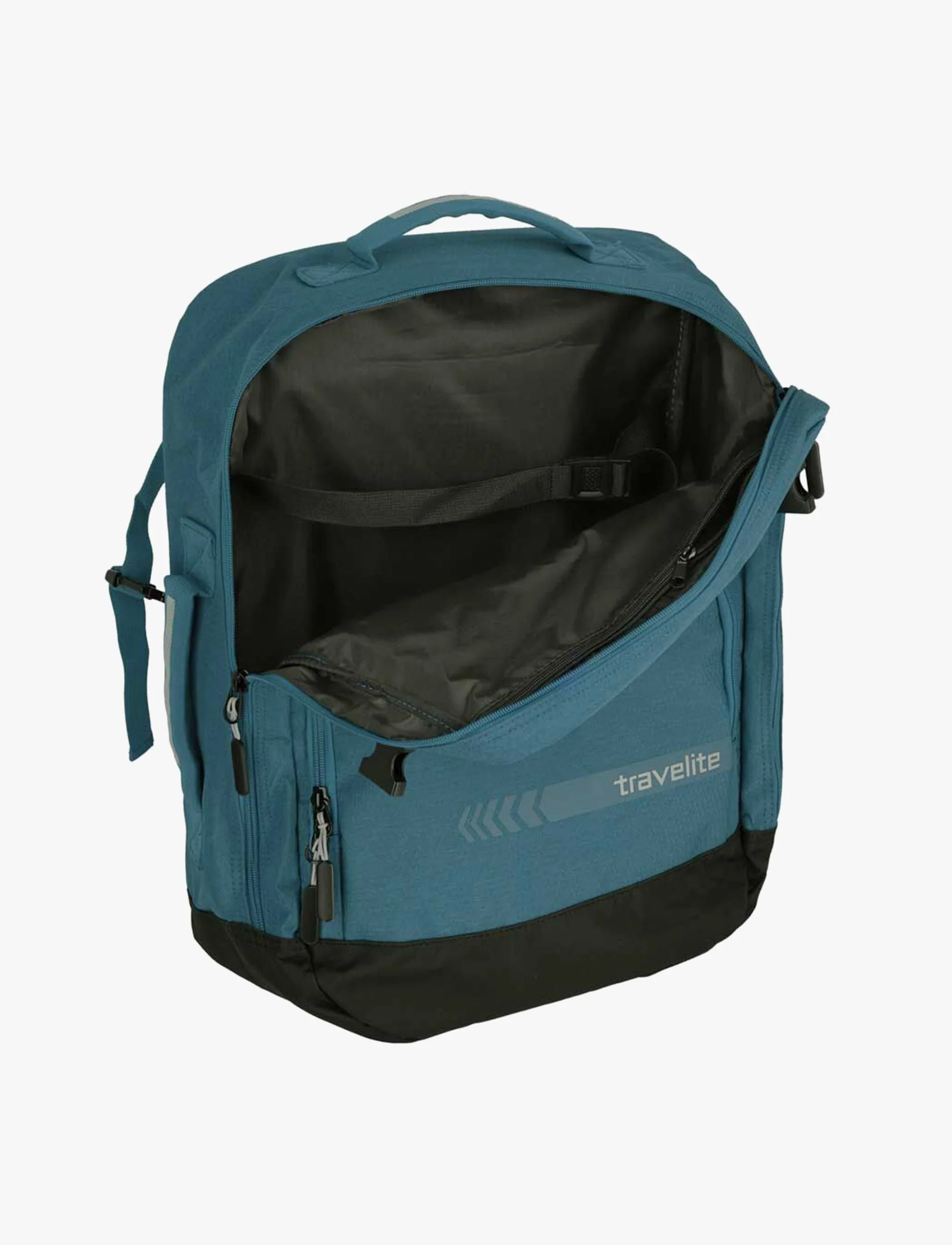 Travelite KICK OFF Backpack M - תיק גב טרוולייט בצבע פטרול - Image 6