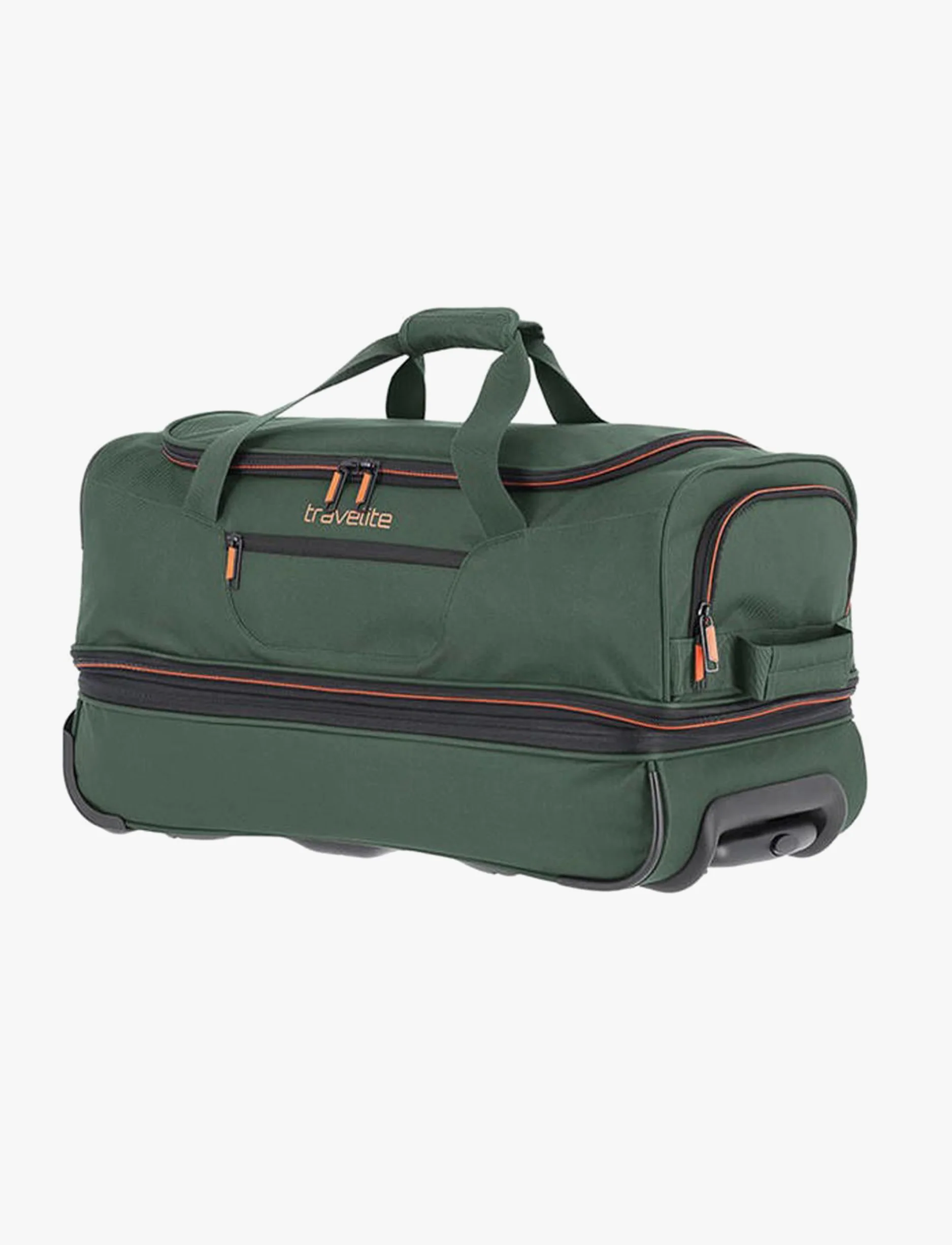 Travelite Wheeled Duffle 70 Cm BASICS - תיק נסיעה על גלגלים 70 ס"מ טרוולייט בצבע ירוק כהה - Image 3
