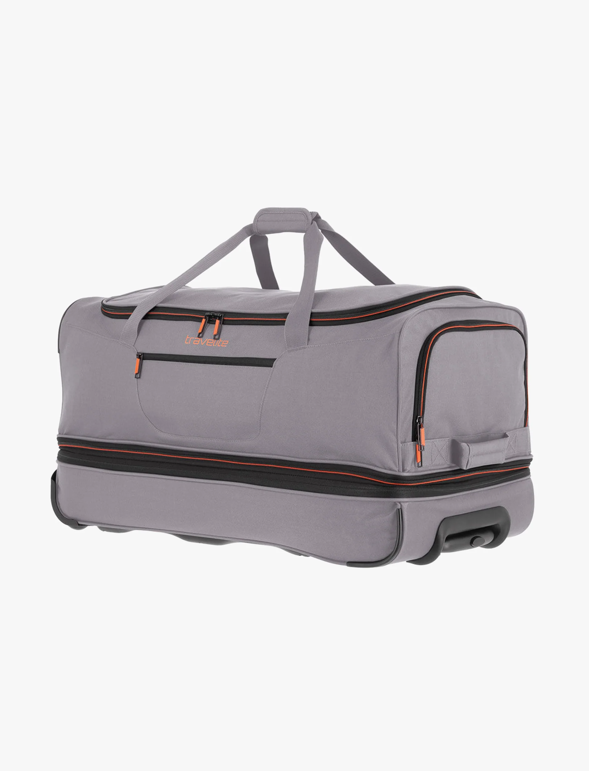 Travelite Wheeled Duffle 70 Cm BASICS - תיק נסיעה על גלגלים 70 ס"מ טרוולייט בצבע אפור - Image 3