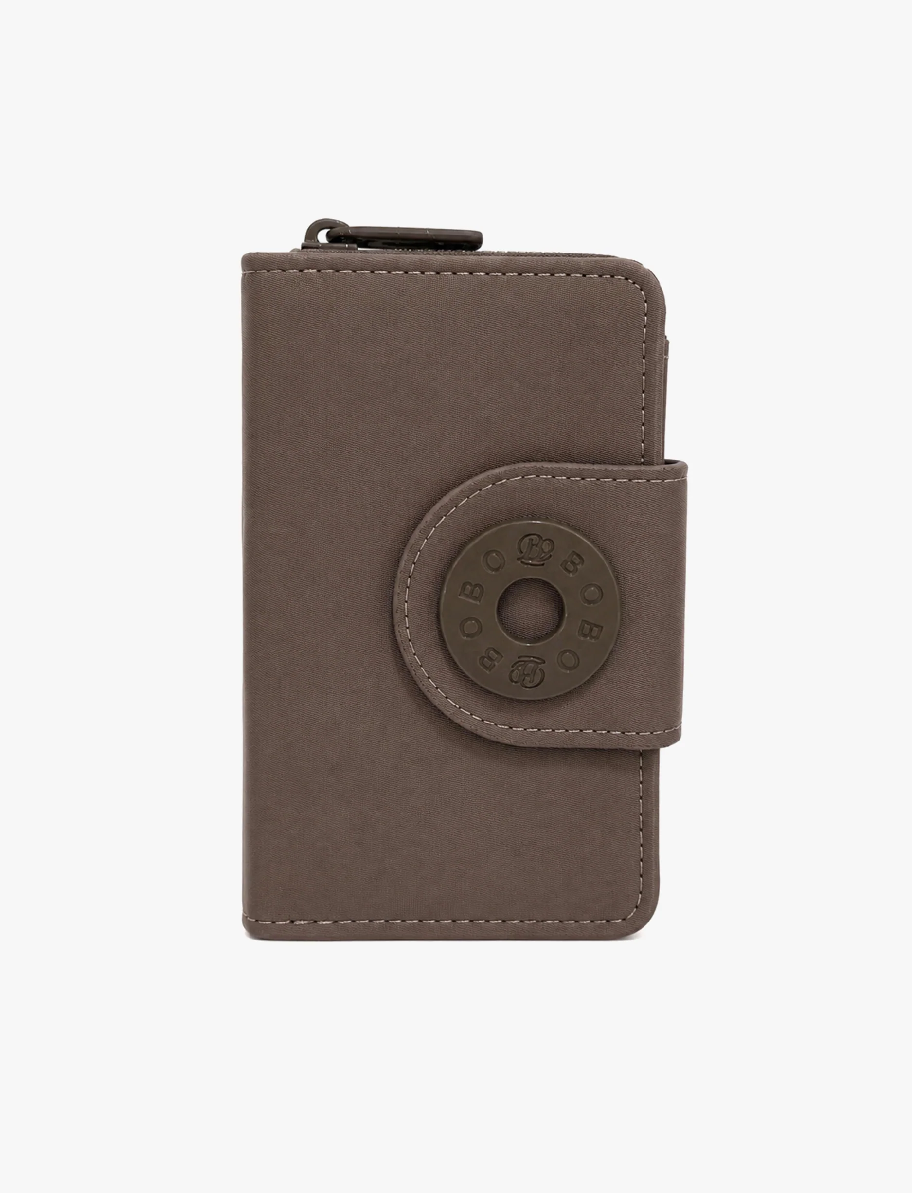 BoBo Large Nylon Wallet X-505 - ארנק ניילון גדול בובו אפור כהה לנשים