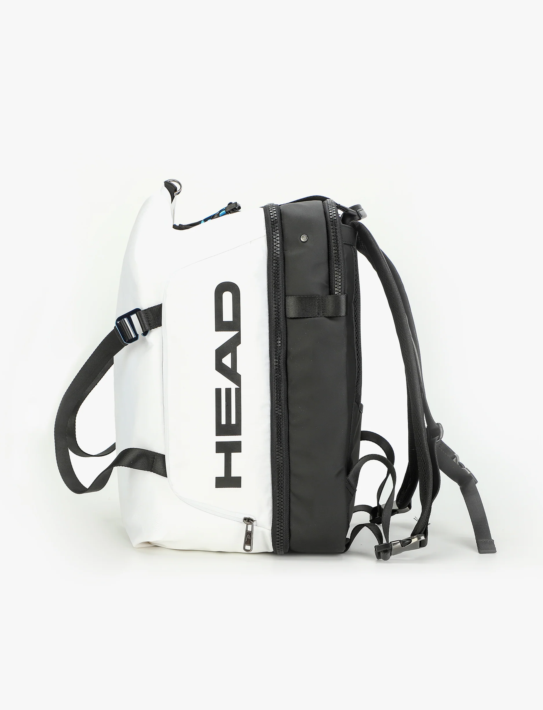 Head Travel Duffle Bag - תיק נסיעות דאפל בצבע שחור/לבן - Image 2