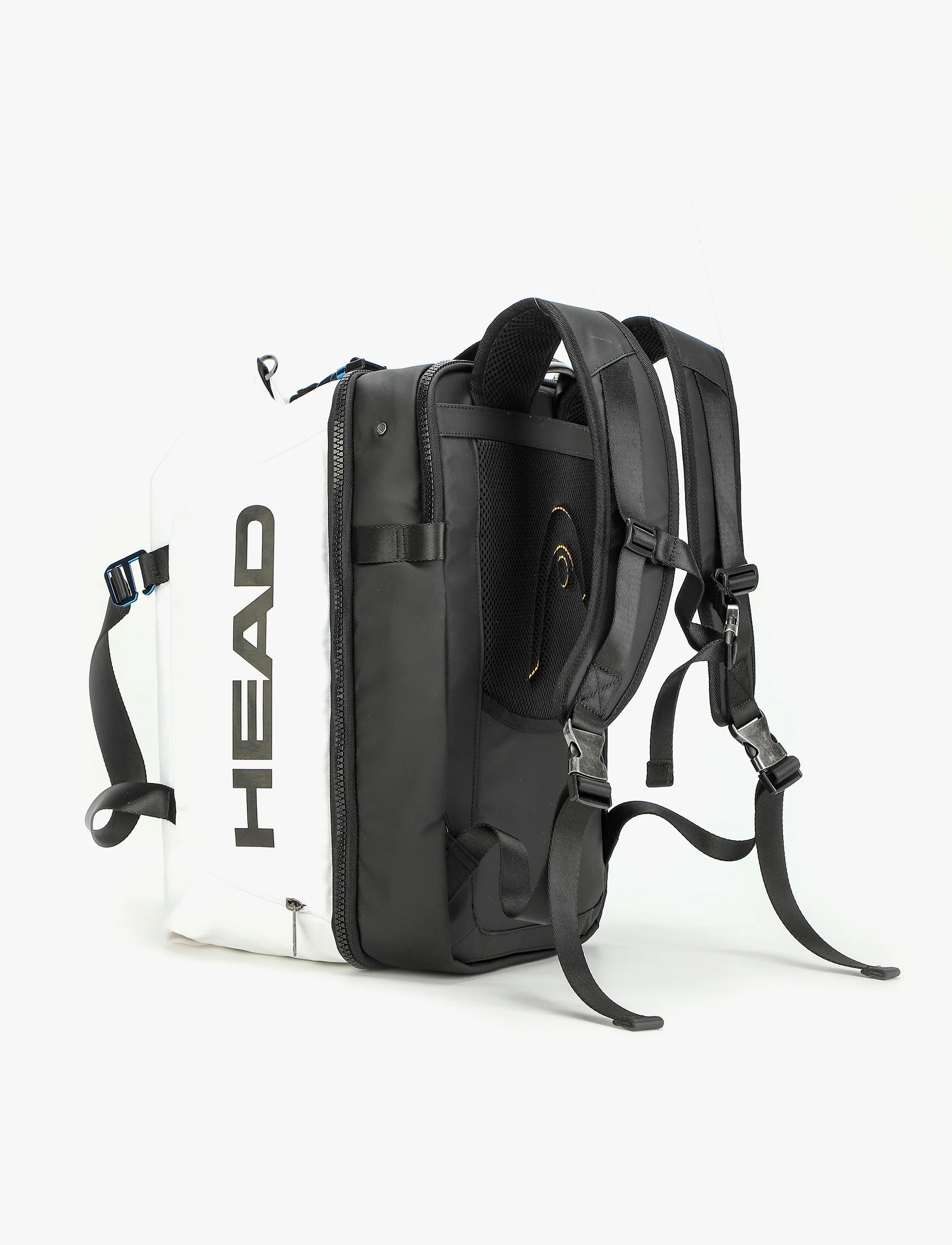 Head Travel Duffle Bag - תיק נסיעות דאפל בצבע שחור/לבן - Image 3