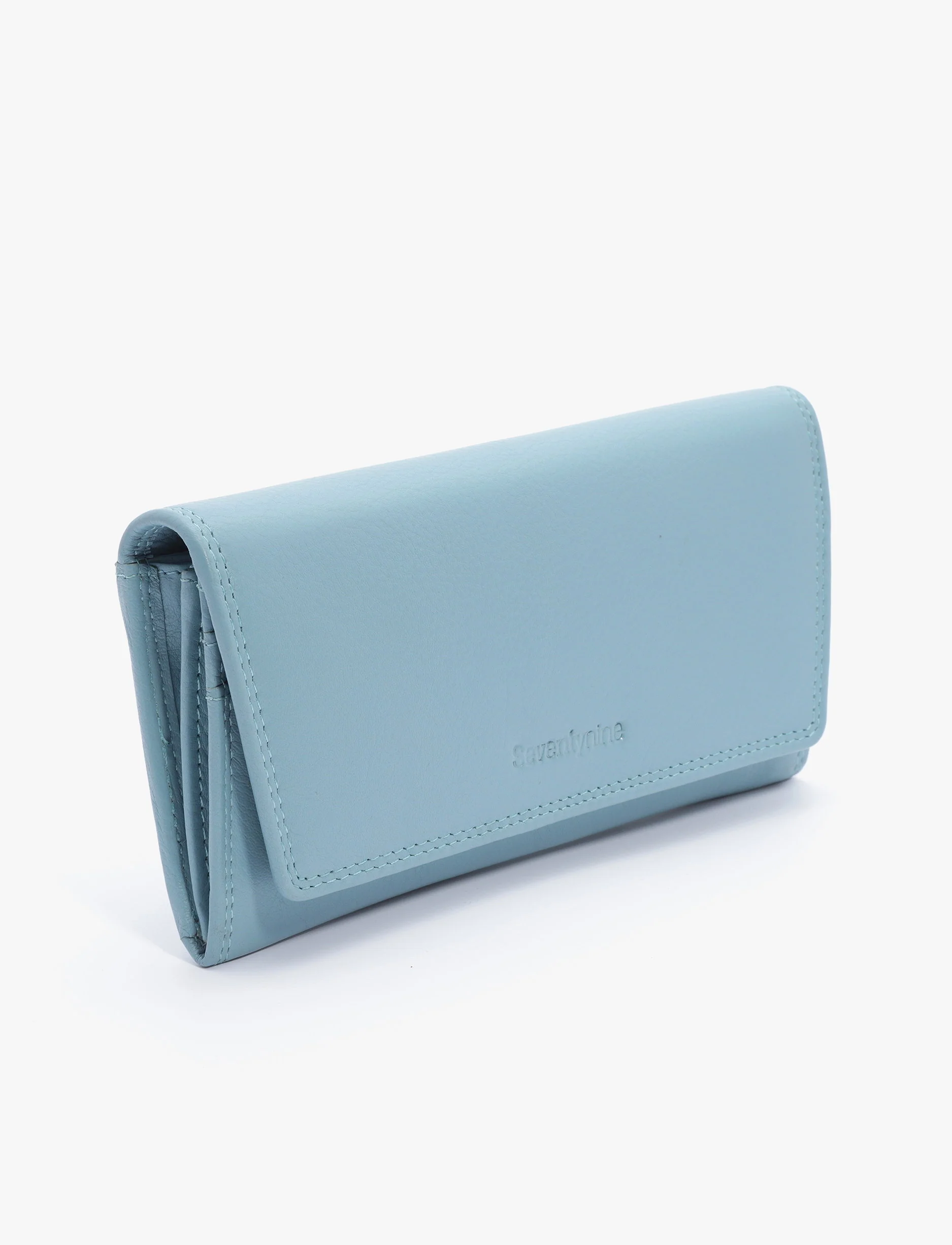 Seventy Nine wallet 79049 - ארנקי עור סבנטי ניין לנשים בצבע כחול שמיים - Image 2
