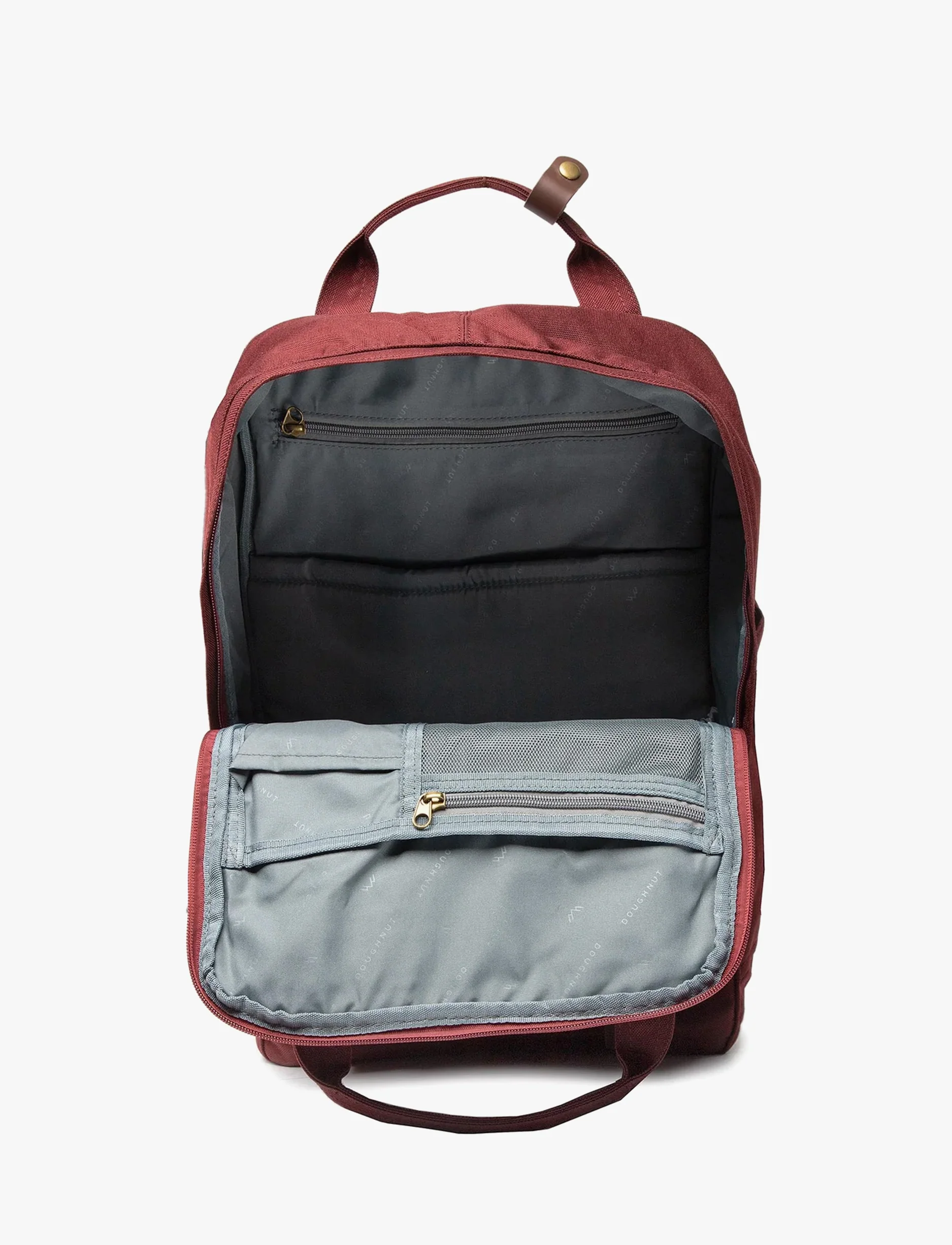 Doughnut Macaroon Large Cordura - תיק גב דונאט בצבע יין - Image 5