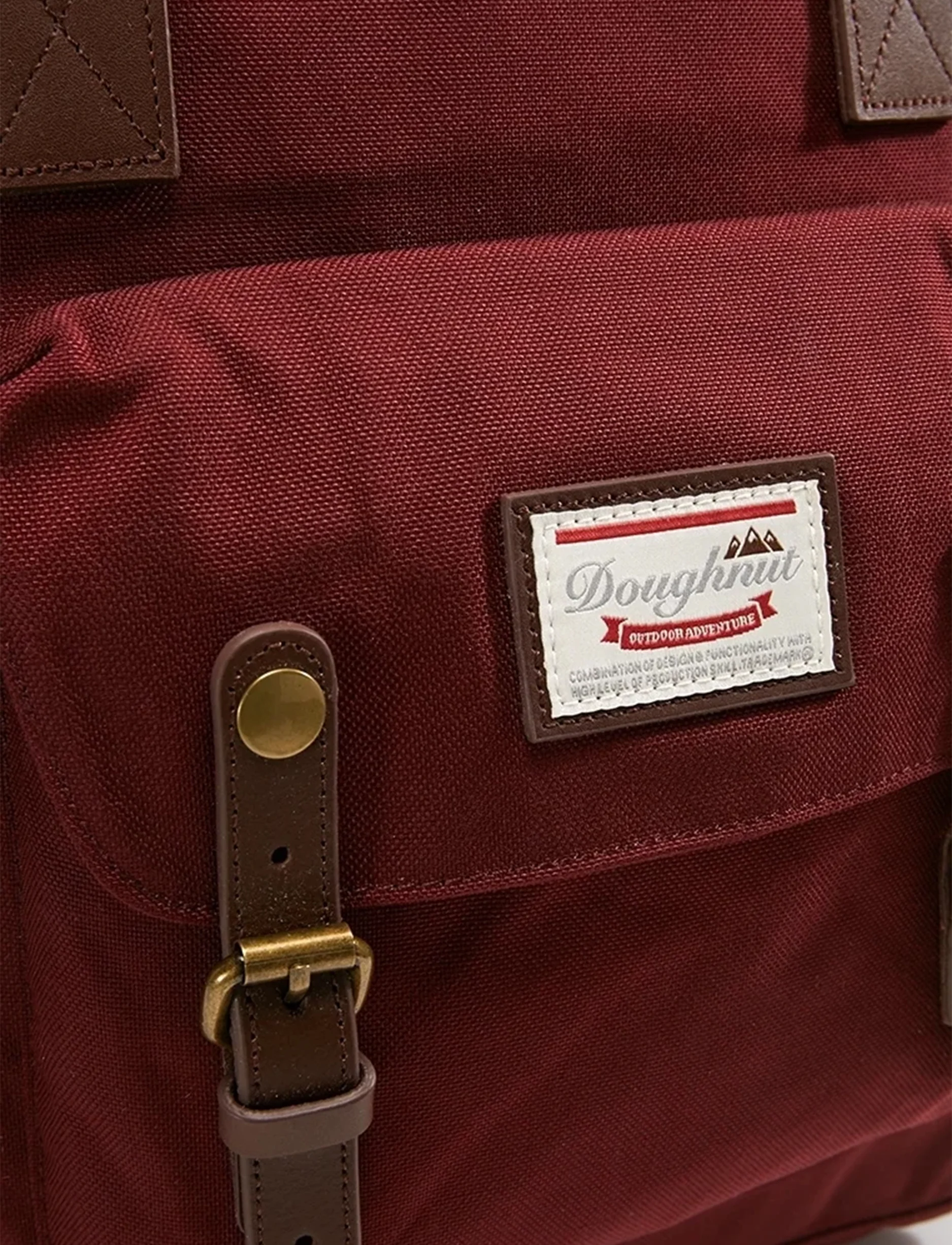 Doughnut Macaroon Large Cordura - תיק גב דונאט בצבע יין - Image 8