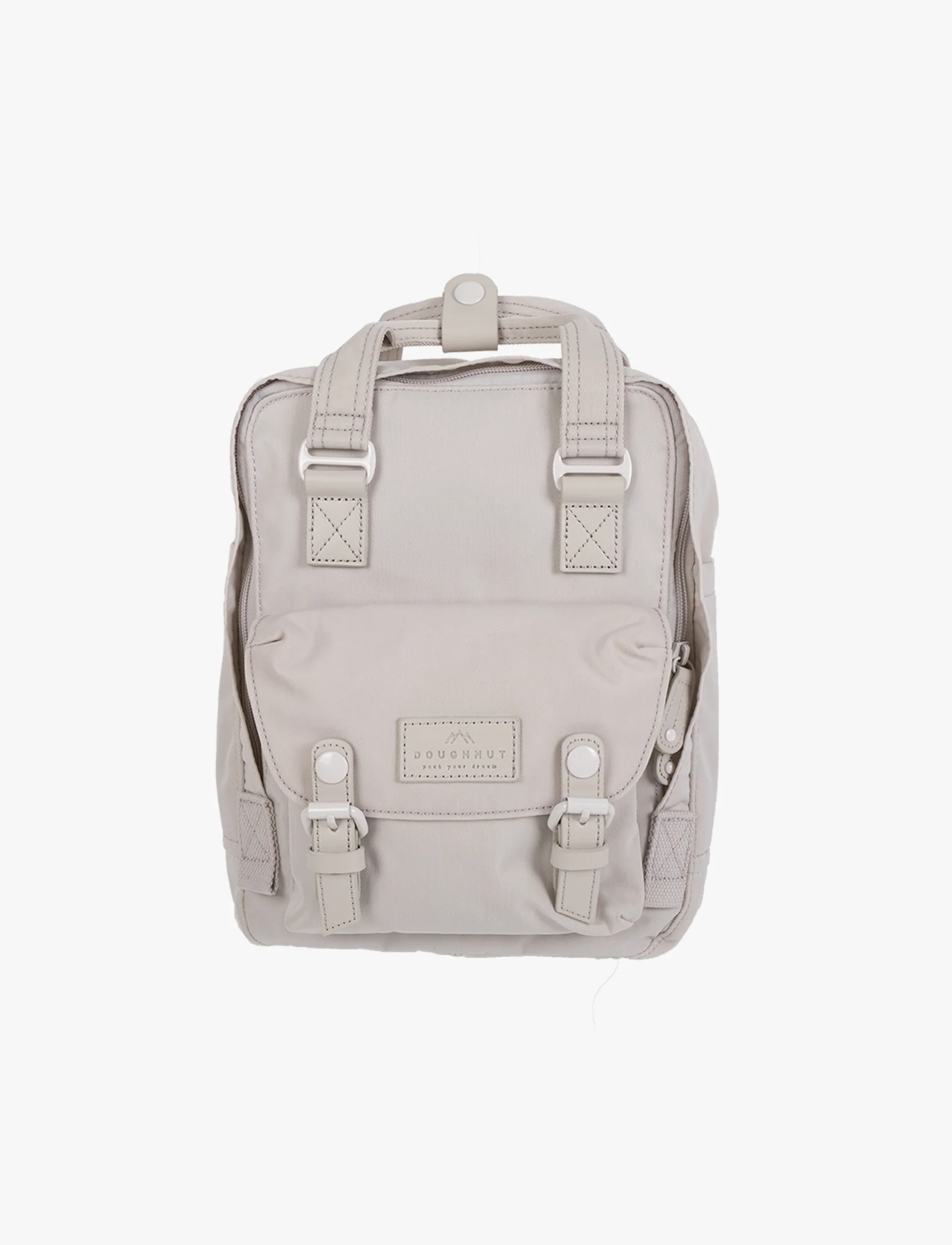 Doughnut Macaroon Mini Pastel Series Backpack – תיקי גב מיני בגווני פסטל בצבע אבן